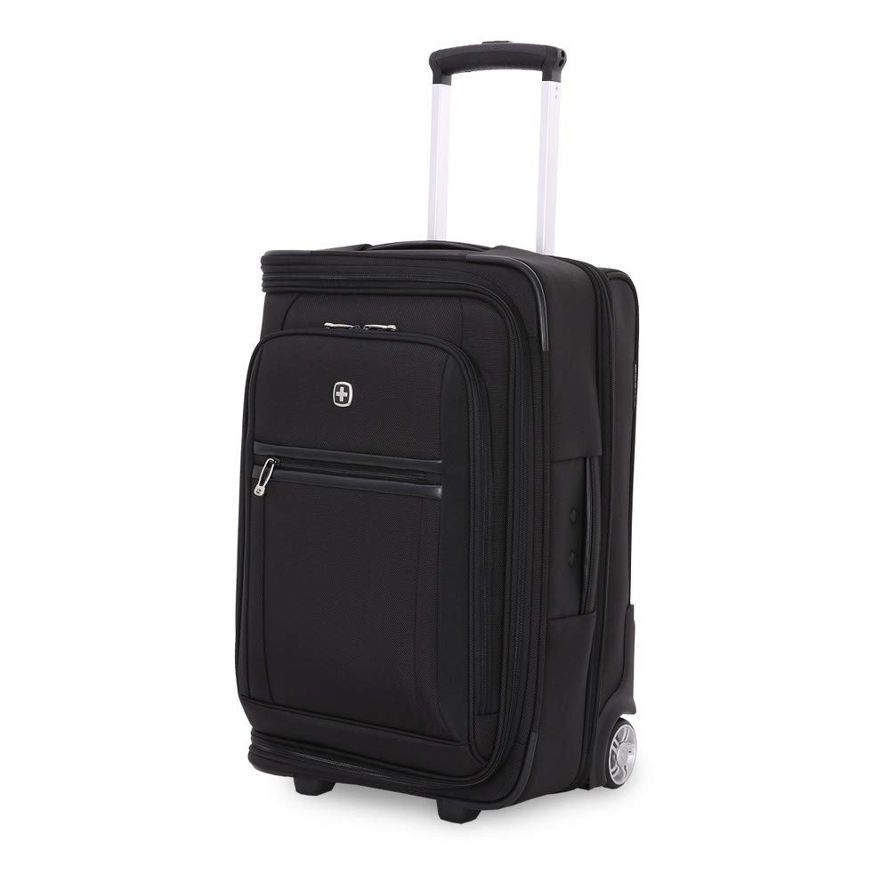 swissgear-6590-20-inch-garment-upright-carry-on-wheeled-luggage-black image 1