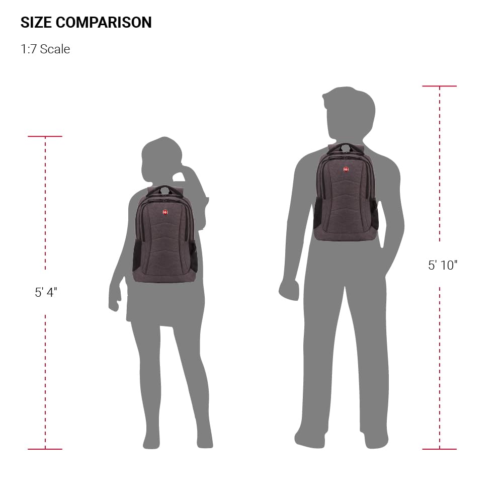 swissgear-5668-laptop-backpack-dark-gray-heather-18-25-inches-fits-16-inch-lapto image 6