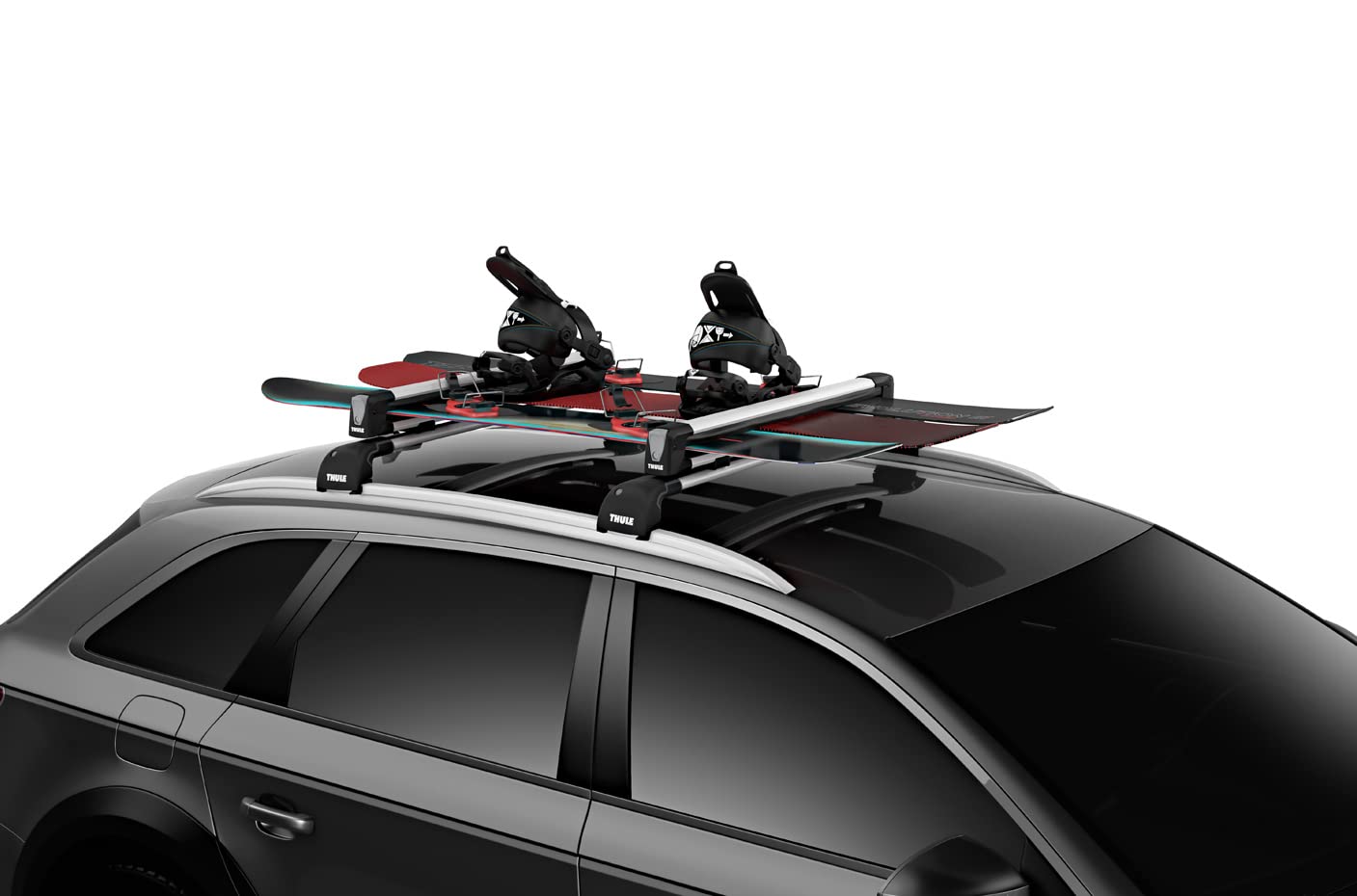 thule-snowpack-large-ski-snowboard-rack-carries-6-pairs-of-skis-or-4-snowboards image 7
