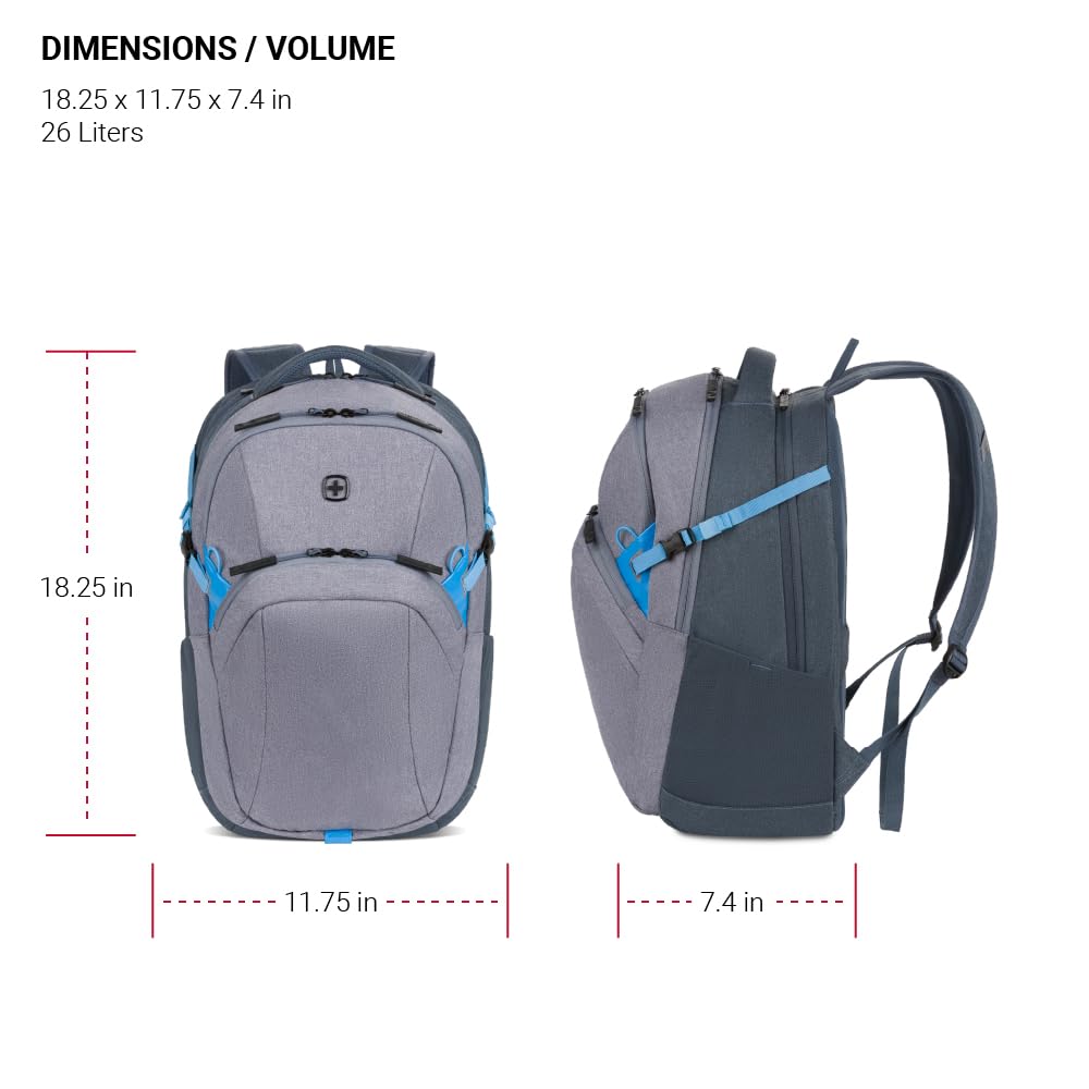 swissgear-urbanpro-laptop-backpack-fits-most-16-inch-laptops-commuter-trolley-sl image 5