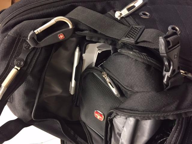 Solid backpack
