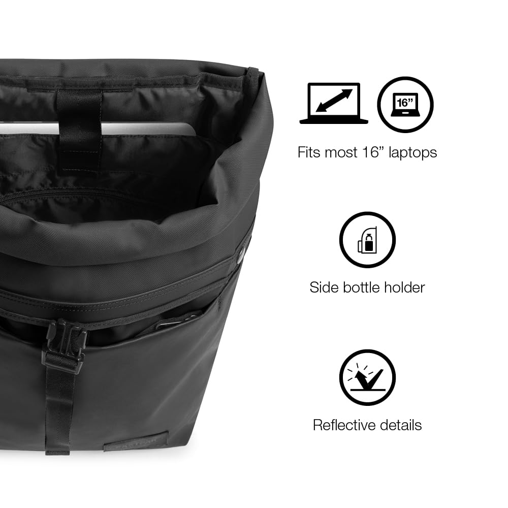 eastpak-up-roll-23l-roll-top-backpack-with-16-laptop-sleeve-security-pocket-bott image 6
