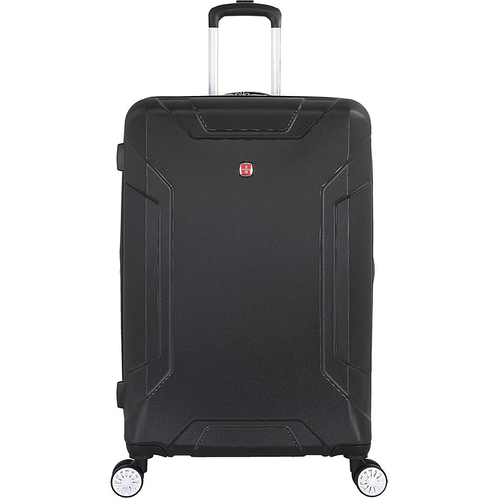 swissgear-annex-hardside-expandable-luggage-with-spinner-wheels-black-checked-la image 1