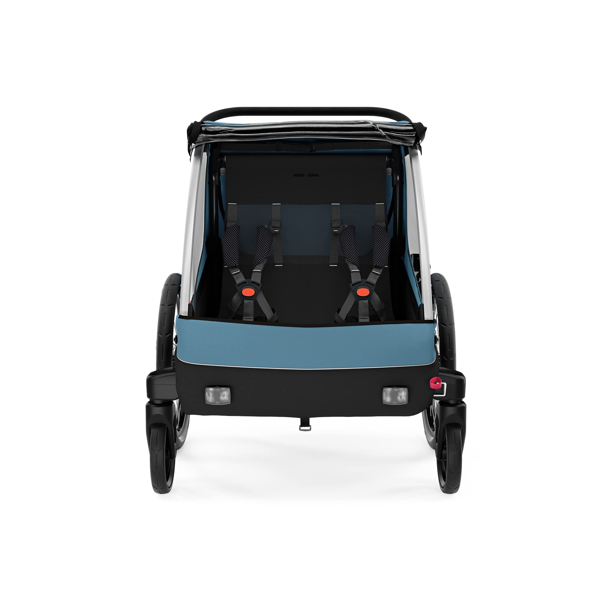 thule-courier-child-bike-trailer-stroller-2-seat-includes-strolling-and-biking-k image 5