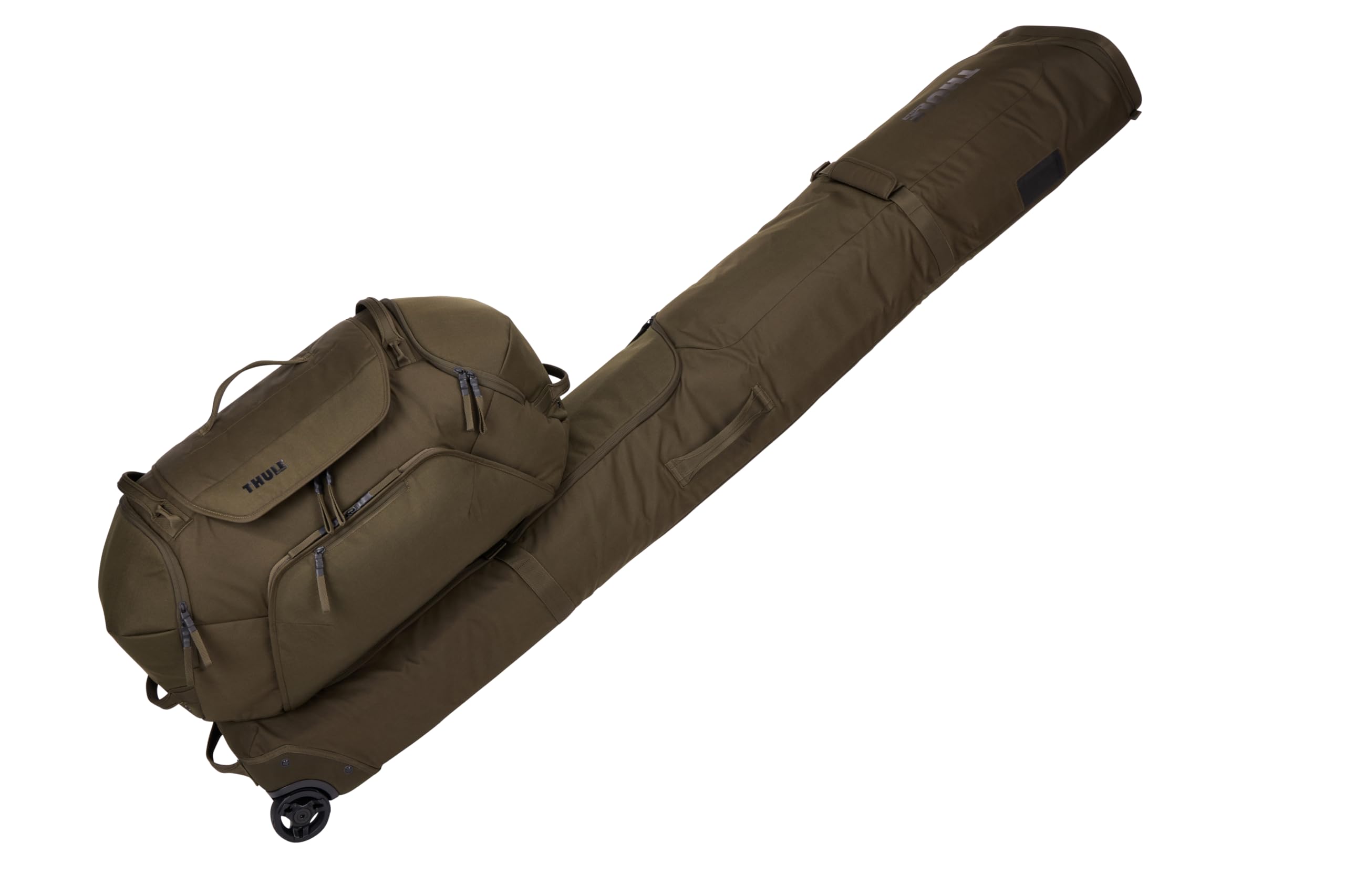 thule-roundtrip-snow-duffel-80l-large-ski-snowboard-gear-bag-with-boot-compartme image 8