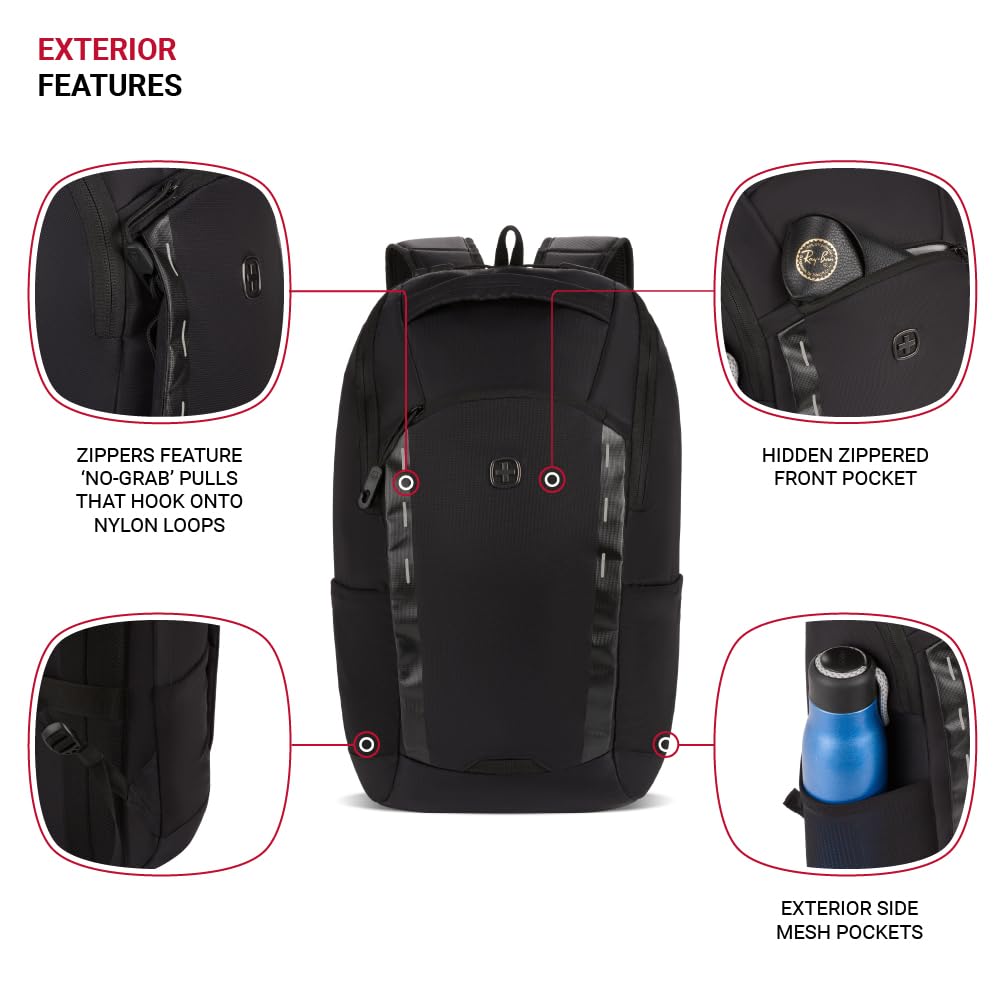 swissgear-8117-laptop-backpack-black-fits-15-laptops-anti-grab-zipper-pulls image 3