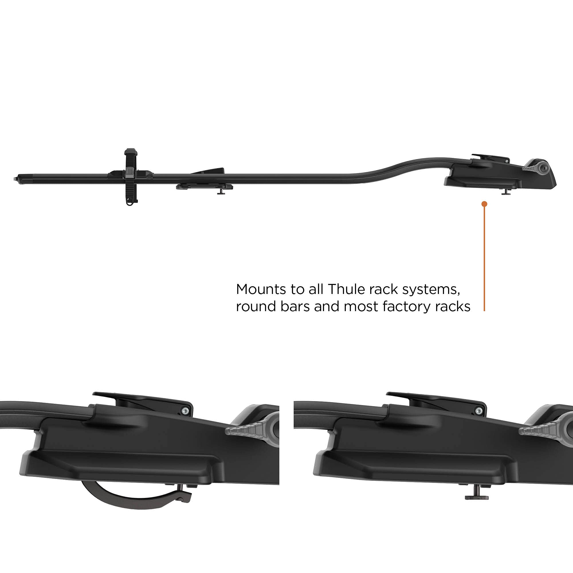 thule-fastride-roof-mounted-bike-rack-fork-mount-quick-release-thru-axle-compati image 6