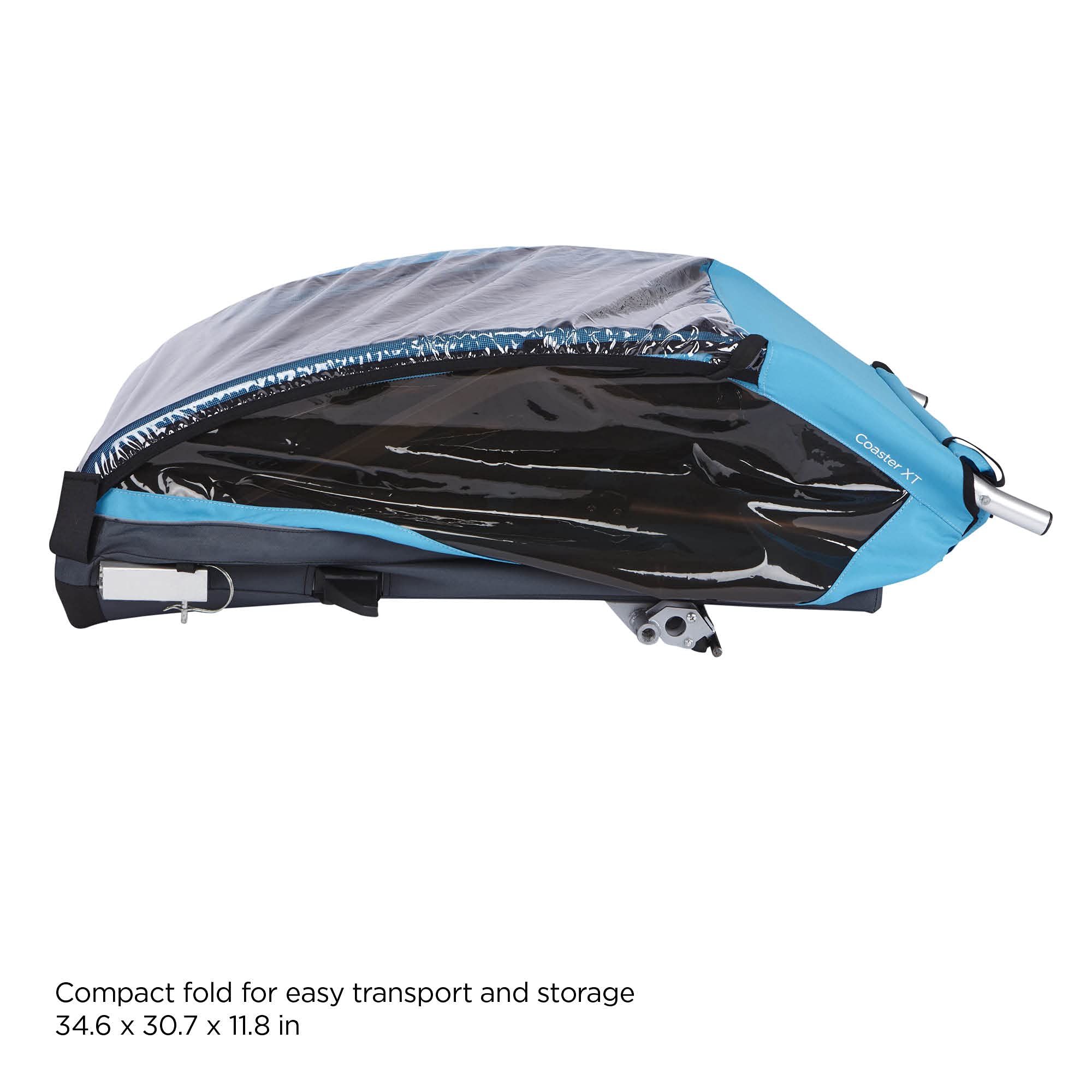 thule-coaster-xt-2-seat-bicycle-trailer-stroller-complete-with-biking-and-stroll image 5