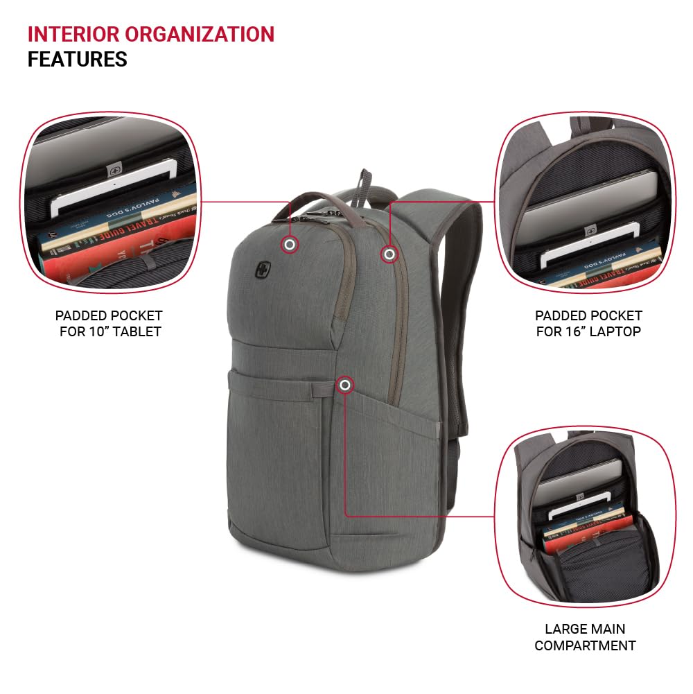 swissgear-8183-laptop-backpack-light-gray-heather-fits-16-inch-laptop-10-inch-ta image 4