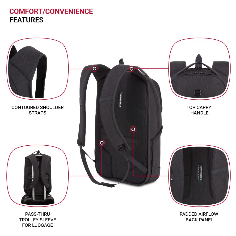 swissgear-8183-laptop-backpack-light-gray-heather-fits-16-inch-laptop-10-inch-ta image 8