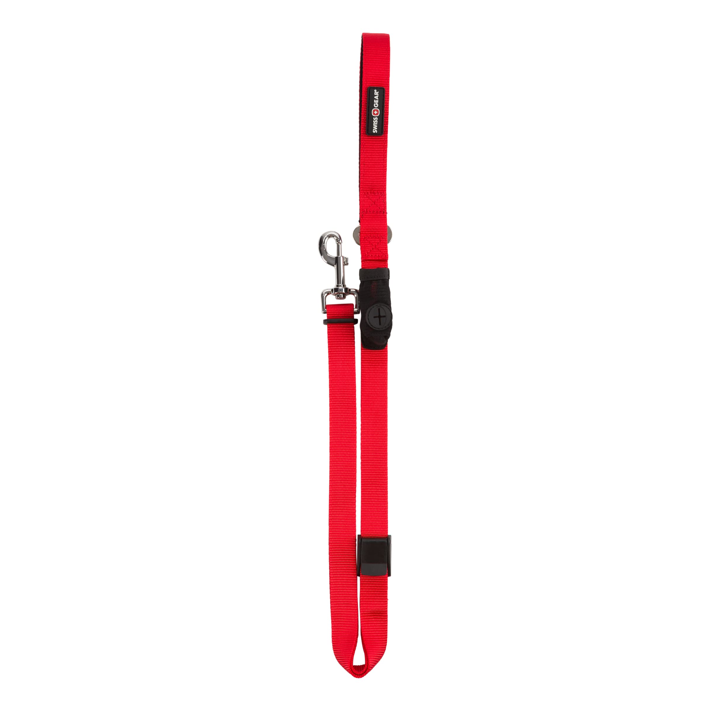 swissgear-3317-multifunction-dog-leash-red-adjustable-with-seatbelt-buckle-and-w image 4