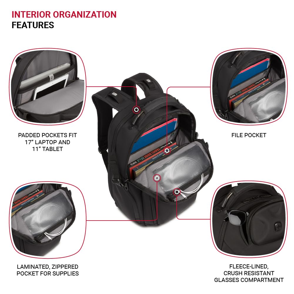swissgear-endure-scansmart-17-laptop-backpack-reflective-tech-backpack-with-scan image 4