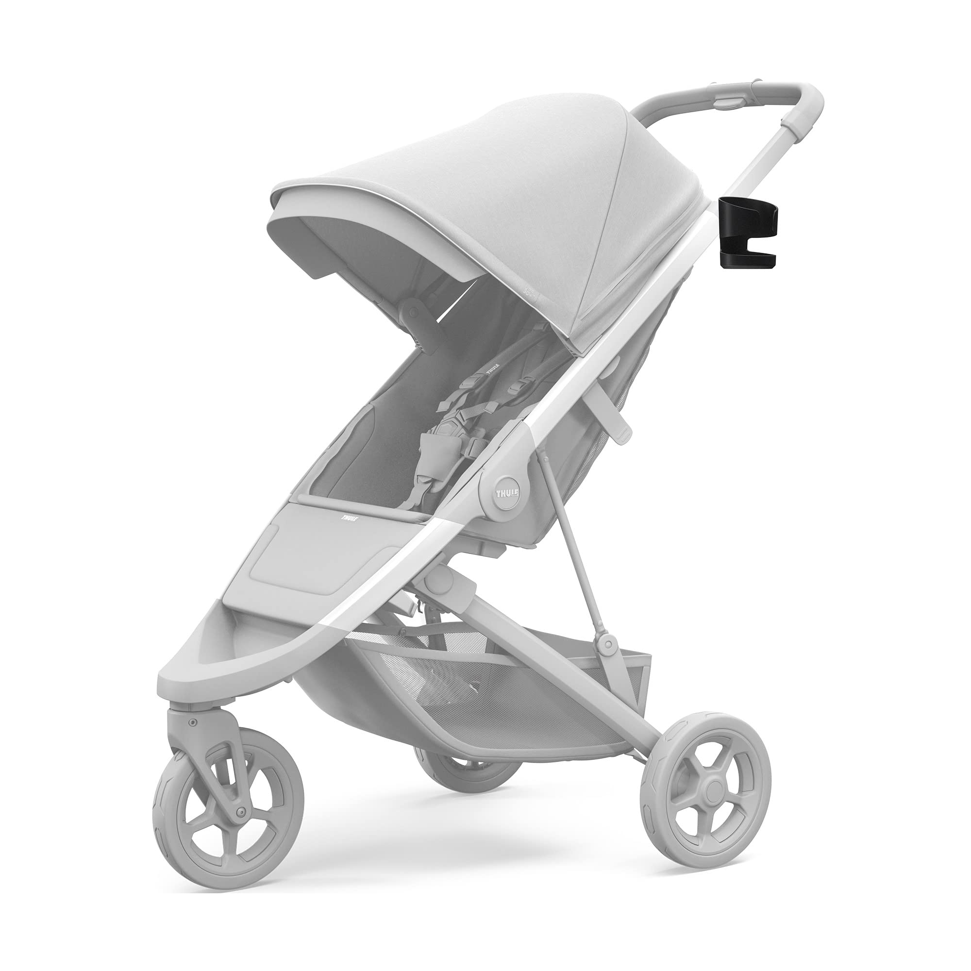 thule-urban-glide-3-4-wheel-spring-shine-stroller-cup-holder-universal-parent-tr image 2