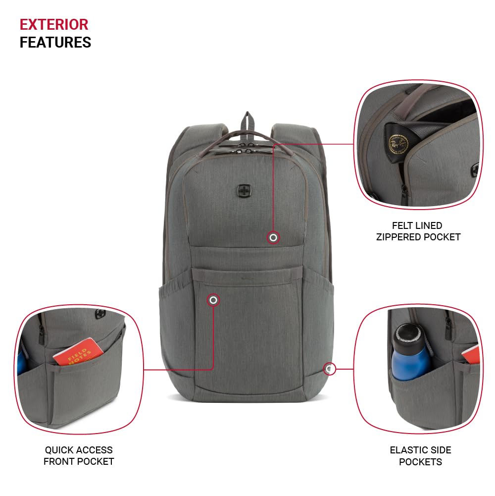 swissgear-8183-laptop-backpack-light-gray-heather-fits-16-inch-laptop-10-inch-ta image 3