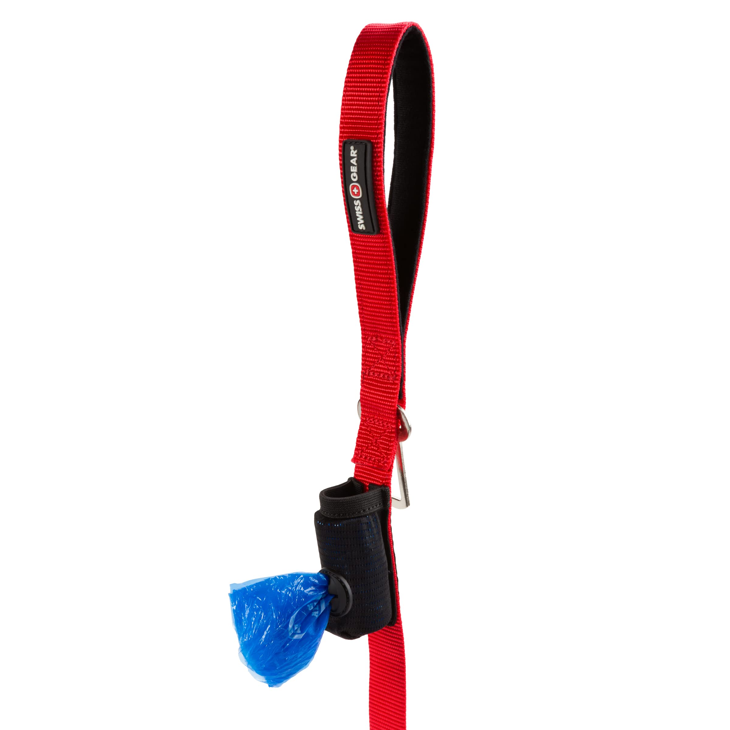 swissgear-3317-multifunction-dog-leash-red-adjustable-with-seatbelt-buckle-and-w image 2