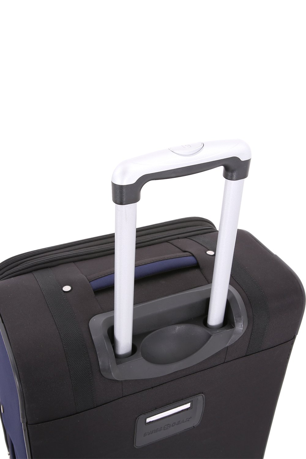 swissgear-borah-softside-expandable-large-28-inch-checked-spinner-suitcase-navy image 6