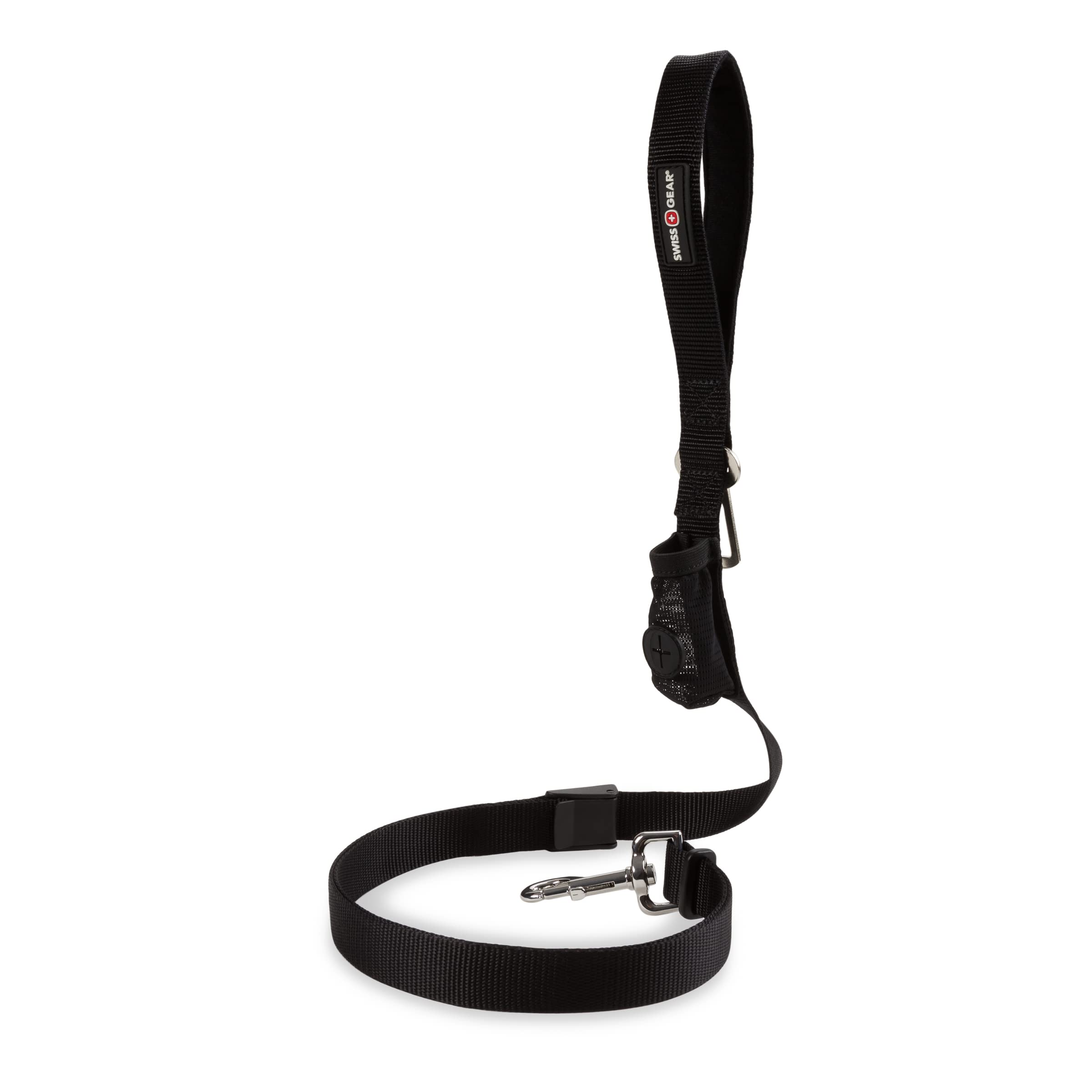 swissgear-3317-multifunction-dog-leash-red-adjustable-with-seatbelt-buckle-and-w image 6