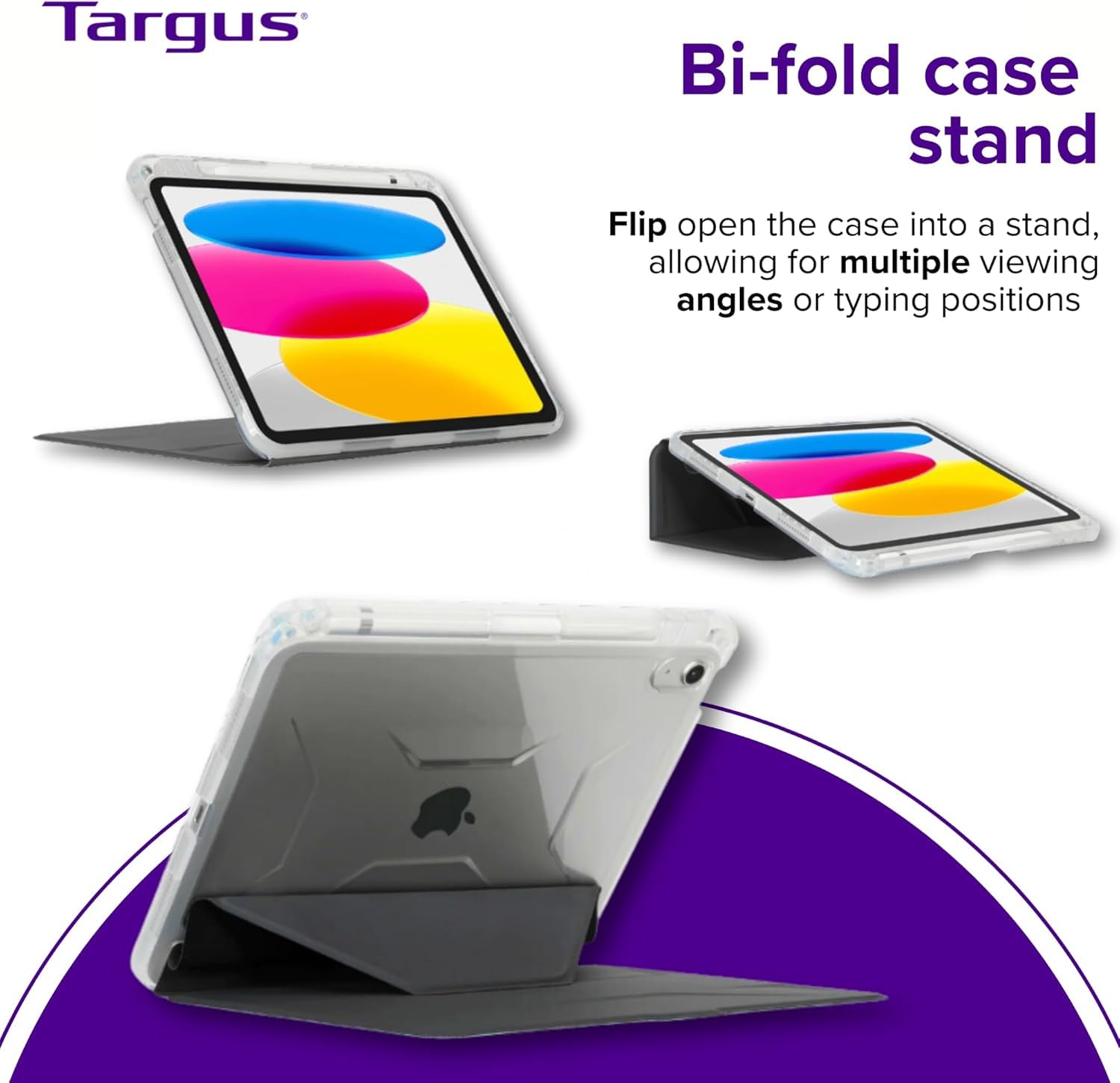 targus-pro-tek-clear-case-for-ipad-10-9-10th-gen-a16-shock-absorbing-drop-resist image 5