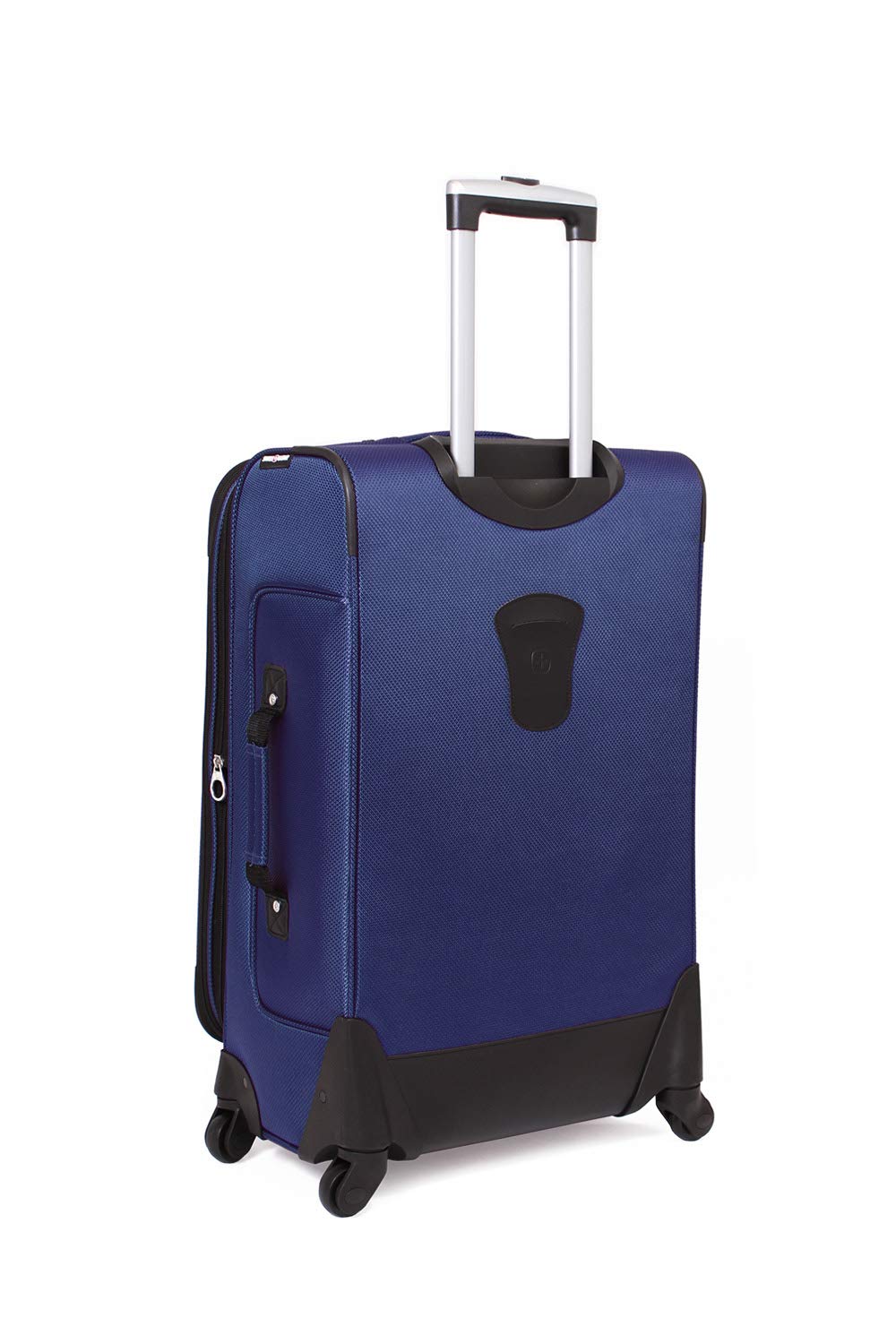 swissgear-sion-softside-expandable-spinner-luggage-navy-lime-checked-medium-25-i image 2