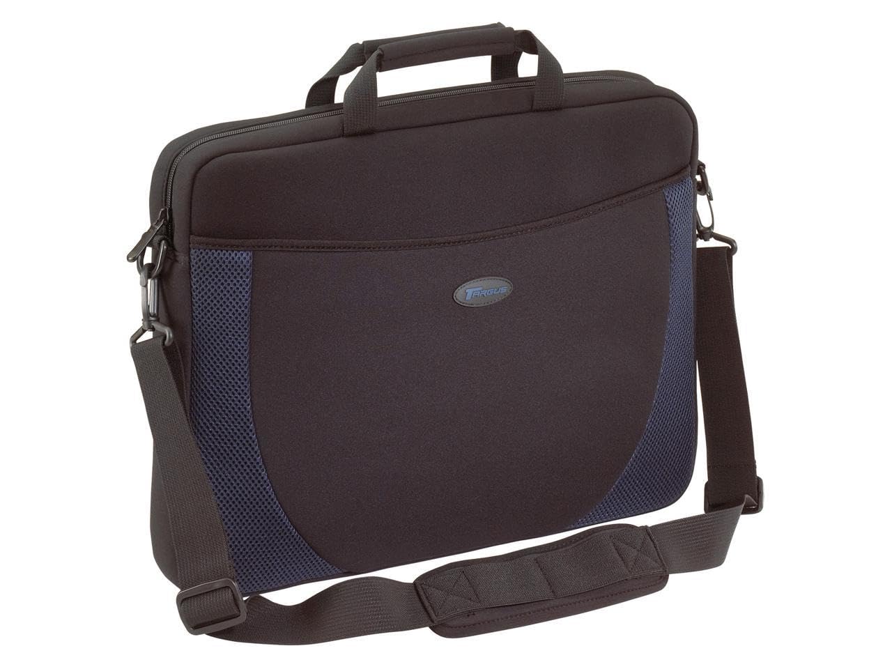 targus-neoprene-slipcase-sleeve-for-17-inch-laptops-with-shoulder-strap-black-bl image 1