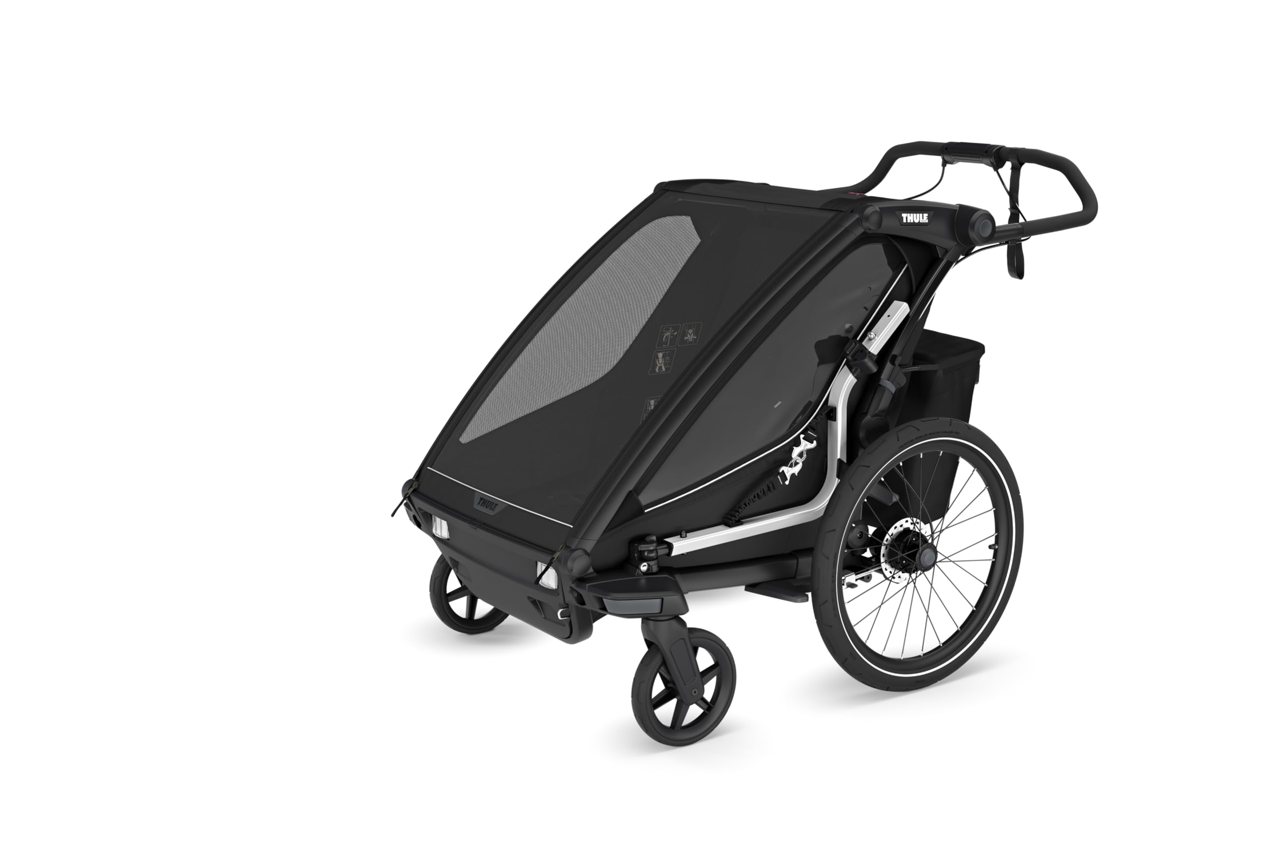 thule-chariot-sport-2-double-child-trailer-stroller-bike-jog-stroll-ski-modular- image 6