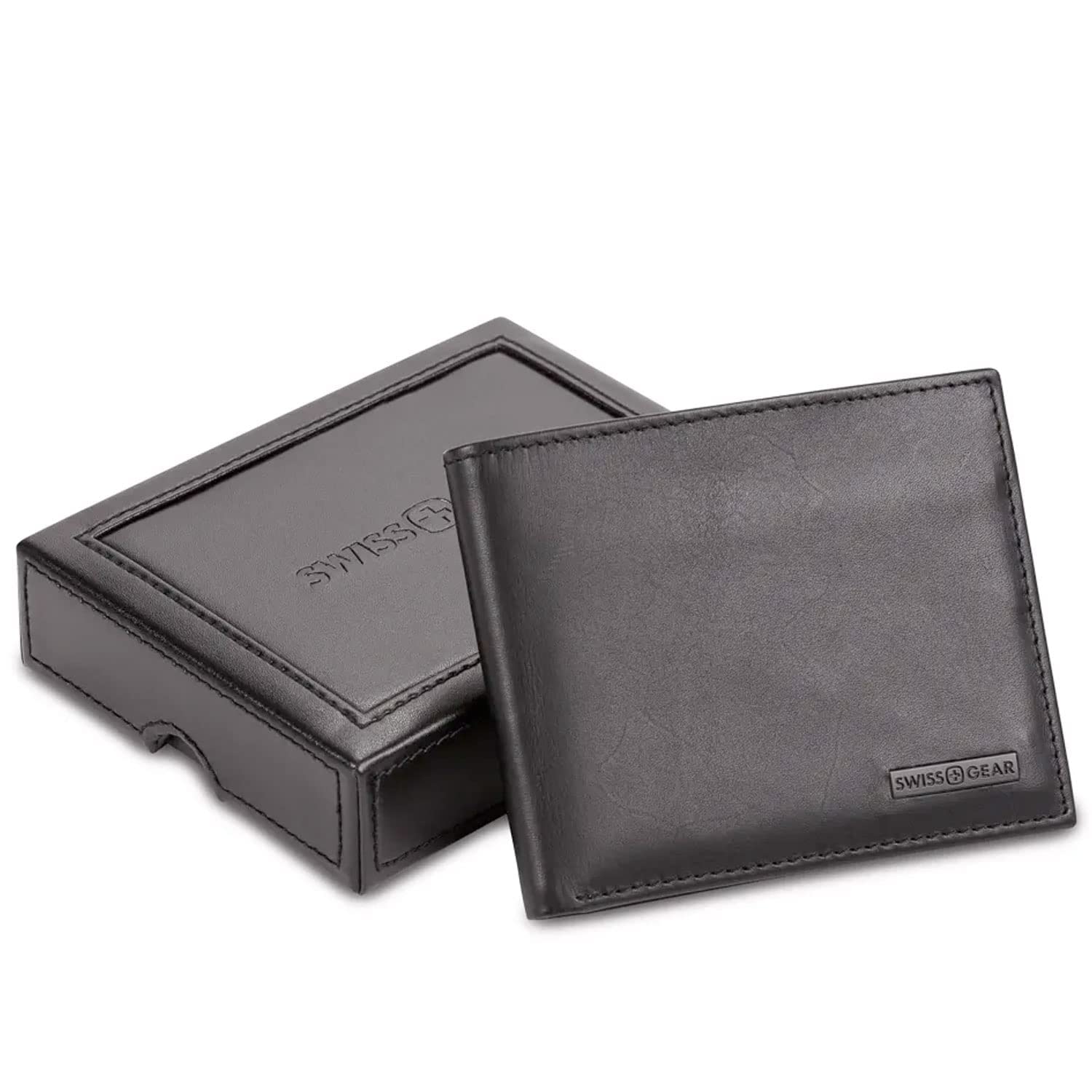 swissgear-genuine-napa-leather-slim-passcase-wallet-black-with-removable-id-case image 6