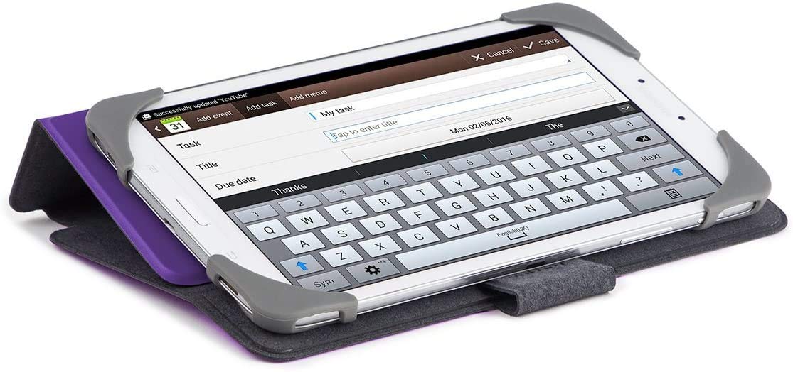 targus-safe-fit-360-rotating-universal-tablet-case-for-7-8-devices-purple-thz600 image 4