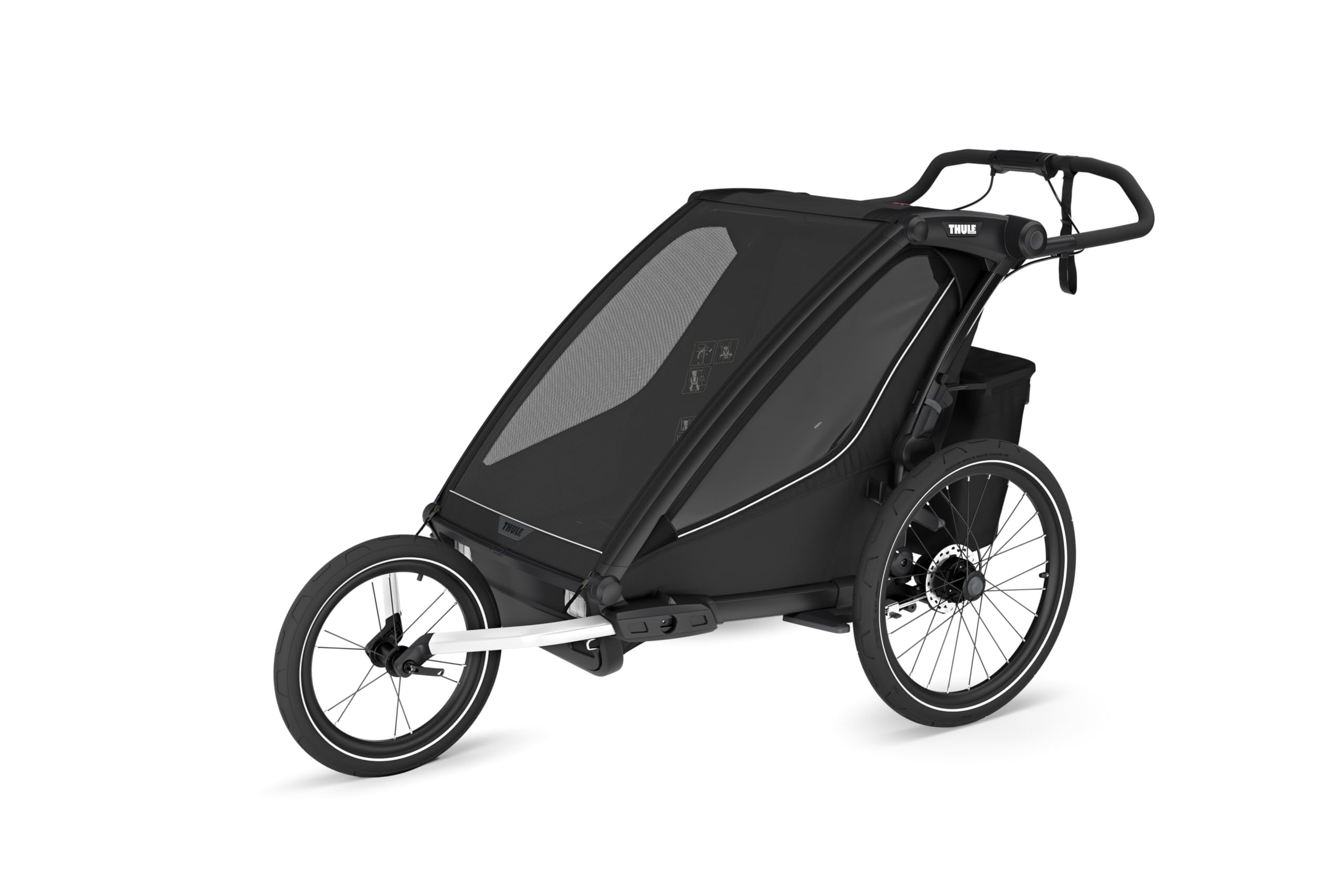 thule-chariot-sport-2-double-child-trailer-stroller-bike-jog-stroll-ski-modular- image 7