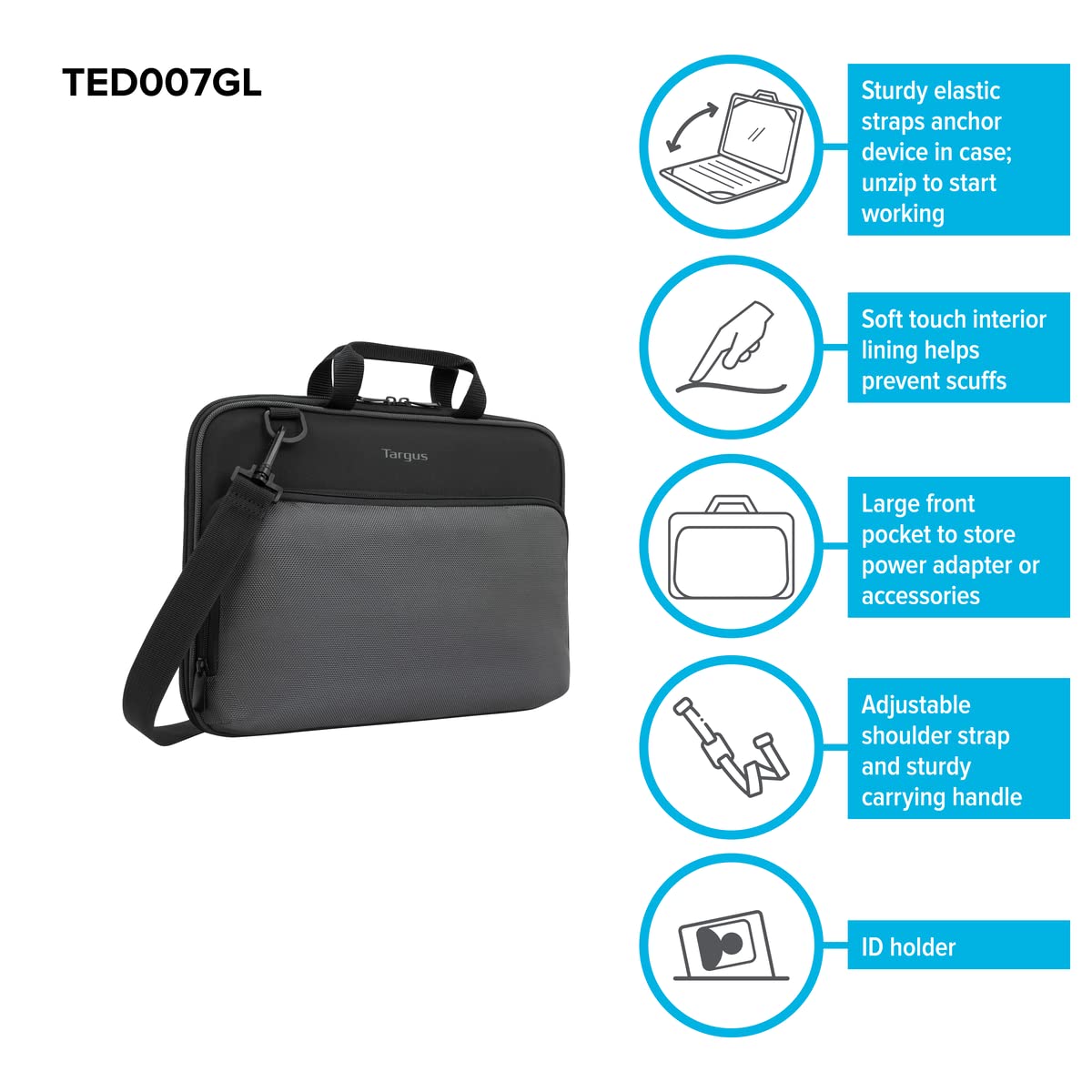 targus-ecosmart-backpack-sustainable-fits-15-6-inch-laptop-water-resistant-cvr41 image 4
