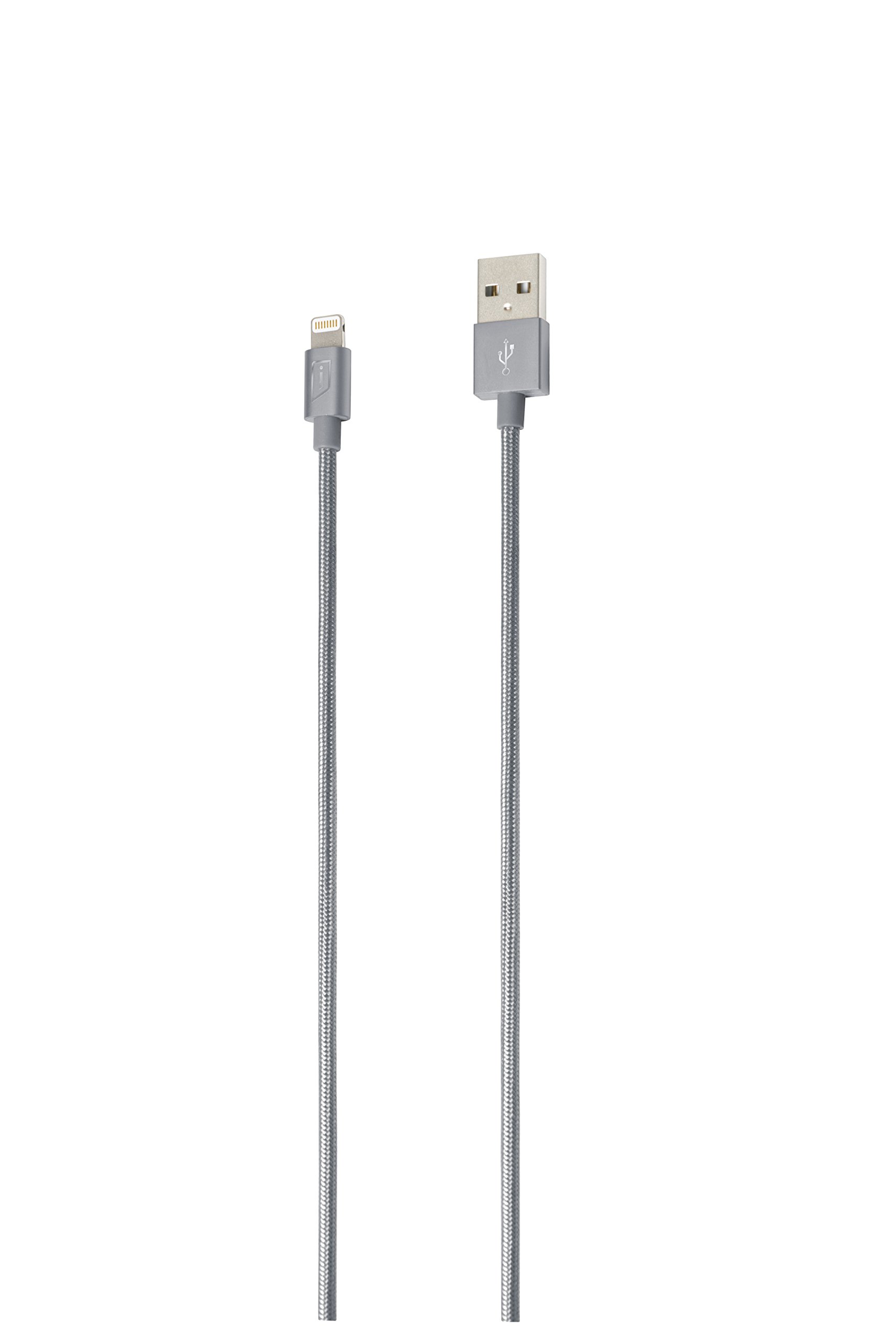 targus-braided-lightning-sync-charge-cable-4-feet-space-grey-acc994cai image 2