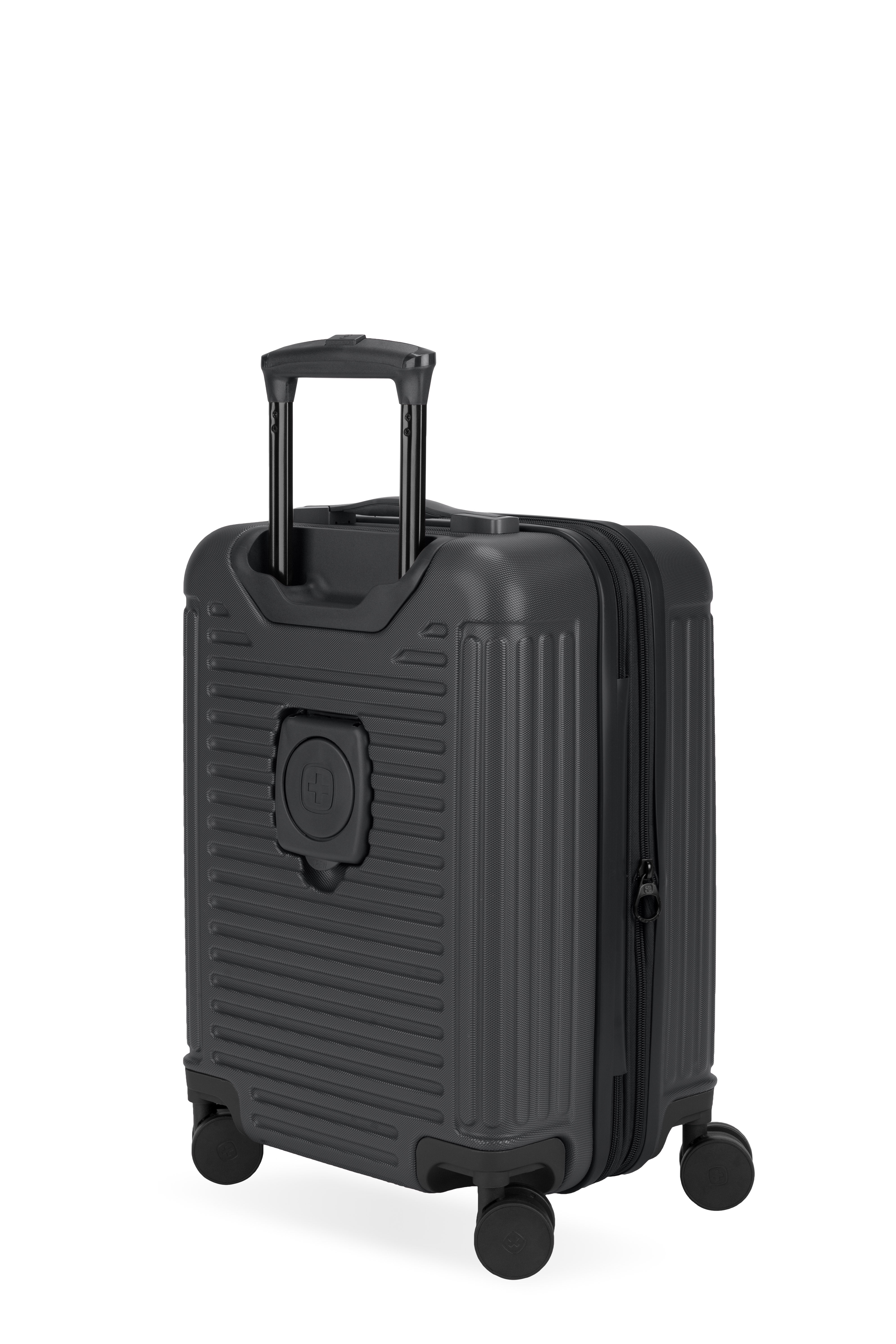swissgear-summit-reserve-carry-on-spinner-8-wheel-360-maneuverable-luggage-with- image 2