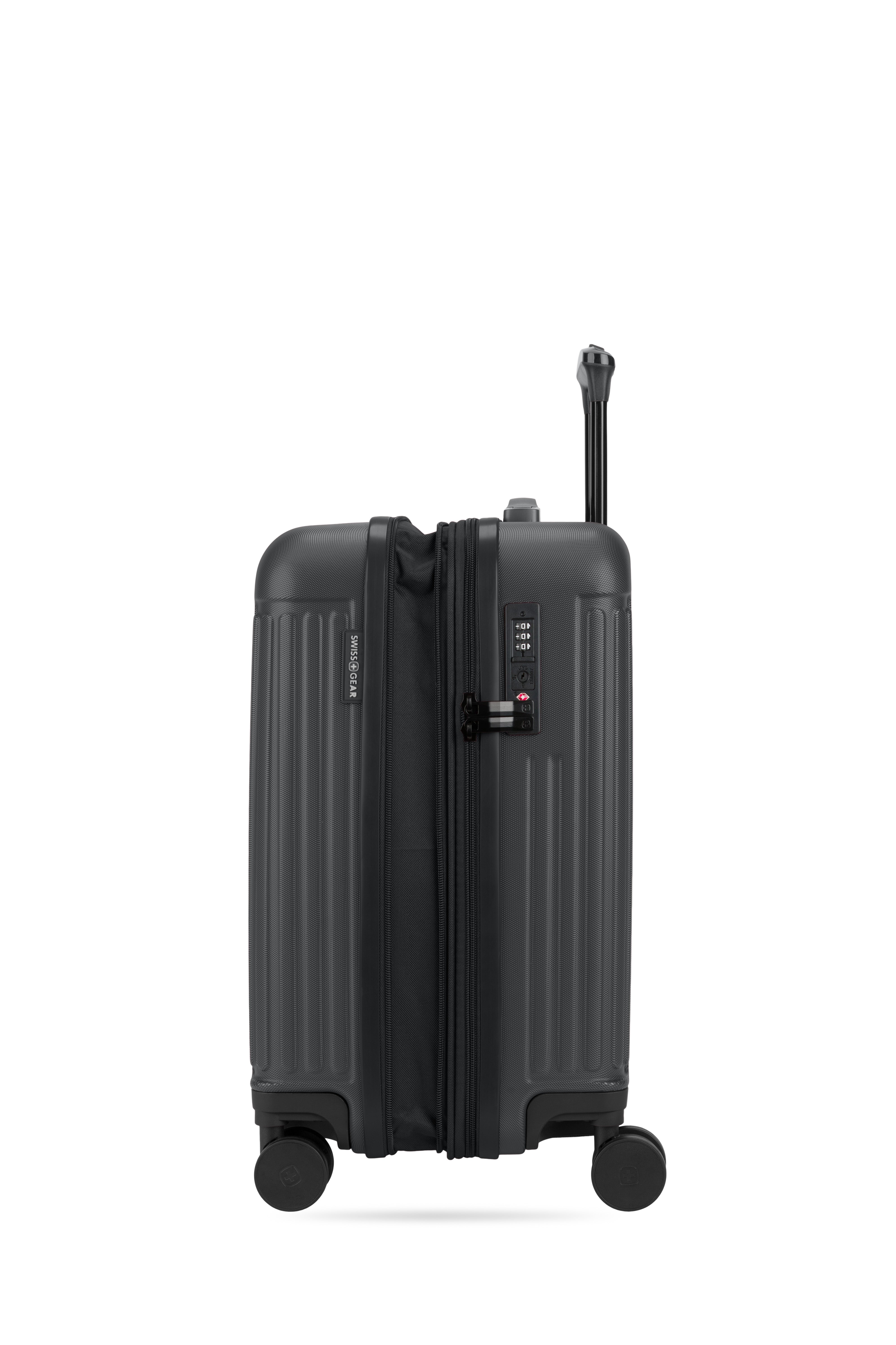 swissgear-summit-reserve-carry-on-spinner-8-wheel-360-maneuverable-luggage-with- image 7