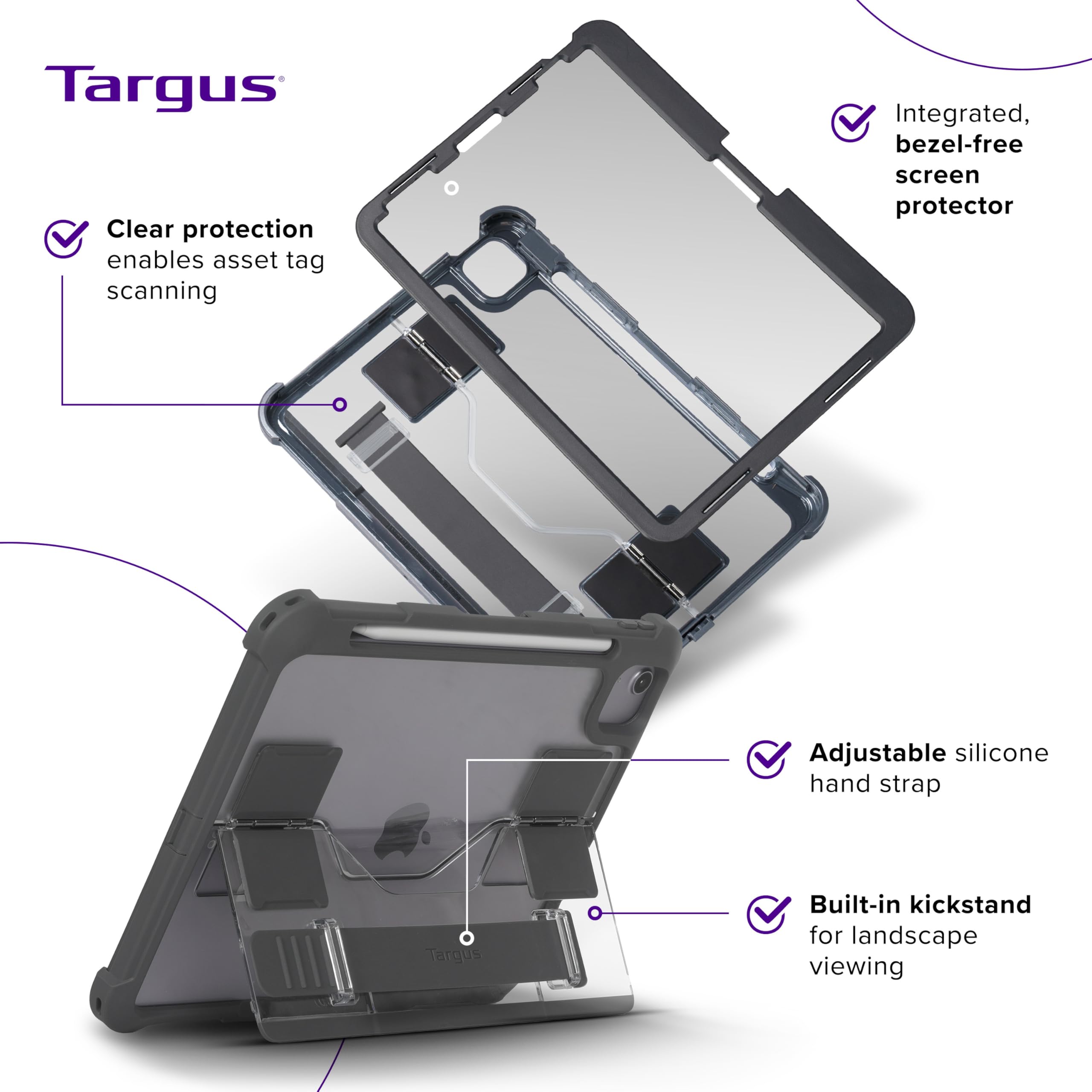 targus-safeport-rugged-max-case-for-ipad-pro-11-inch-m4-mil-std-drop-tested-scre image 7