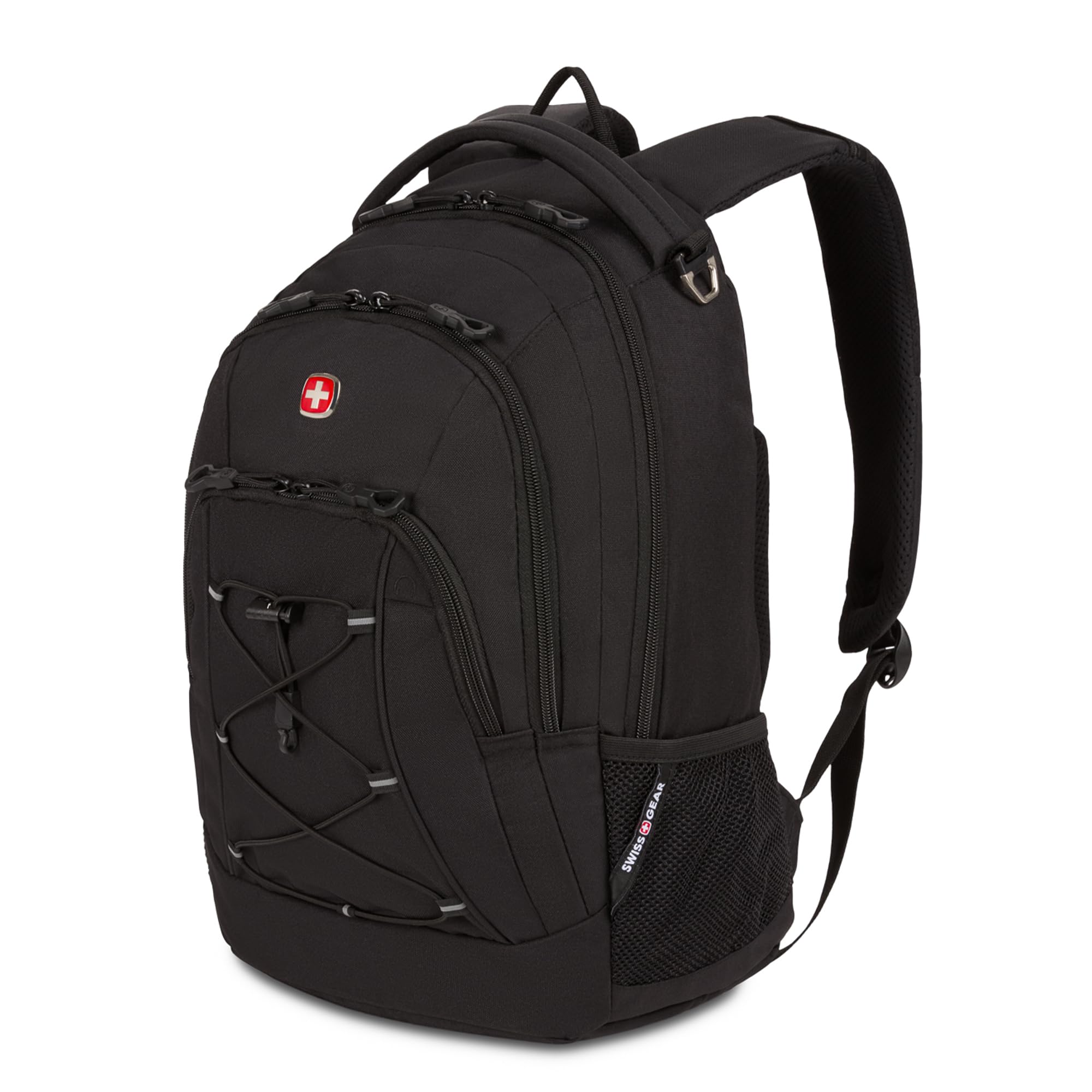 swissgear-bungee-core-laptop-backpack-26l-black-fits-most-13-inch-laptops image 1