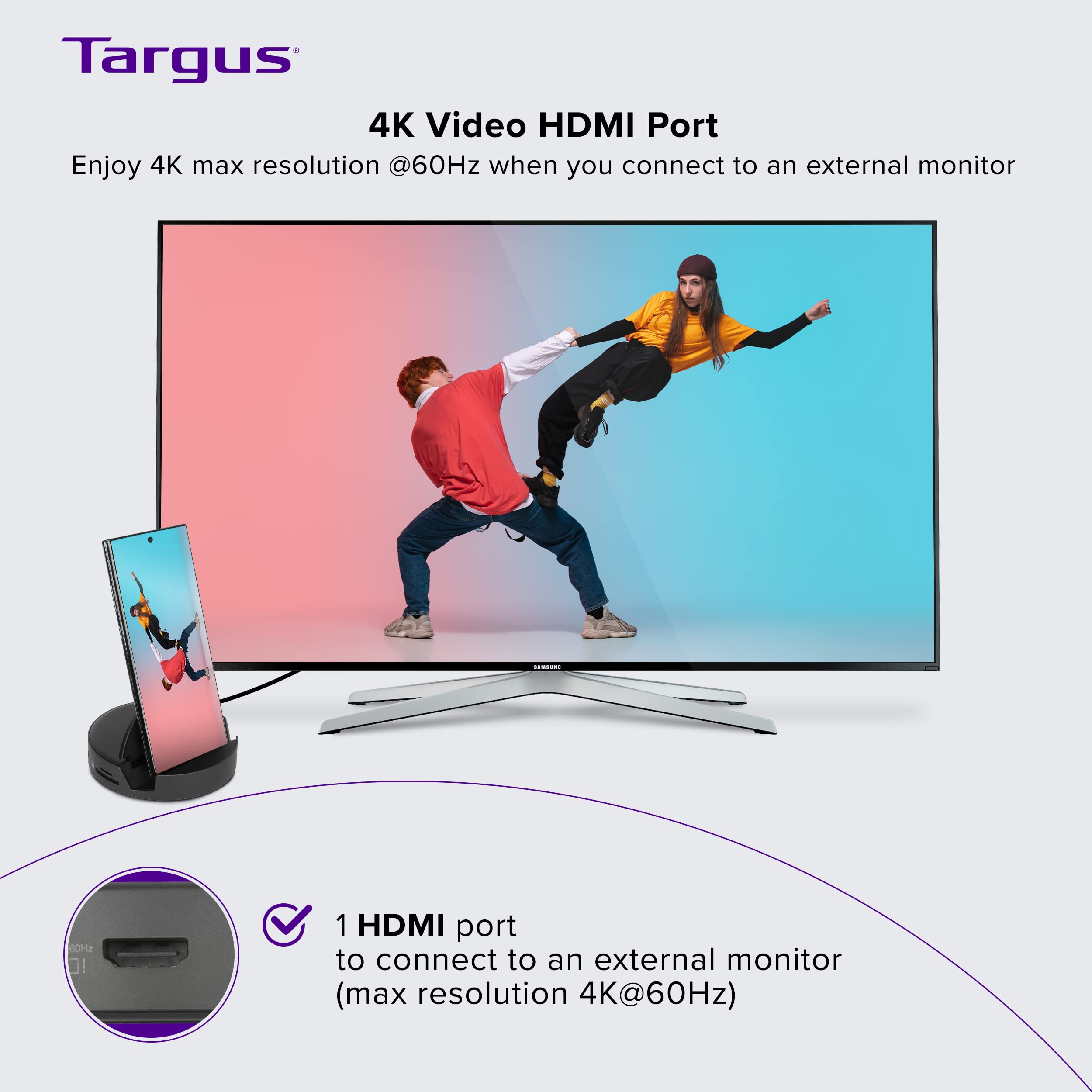 targus-awu420gl-universal-usb-c-phone-docking-station-for-samsung-galaxy-s10-s20 image 4