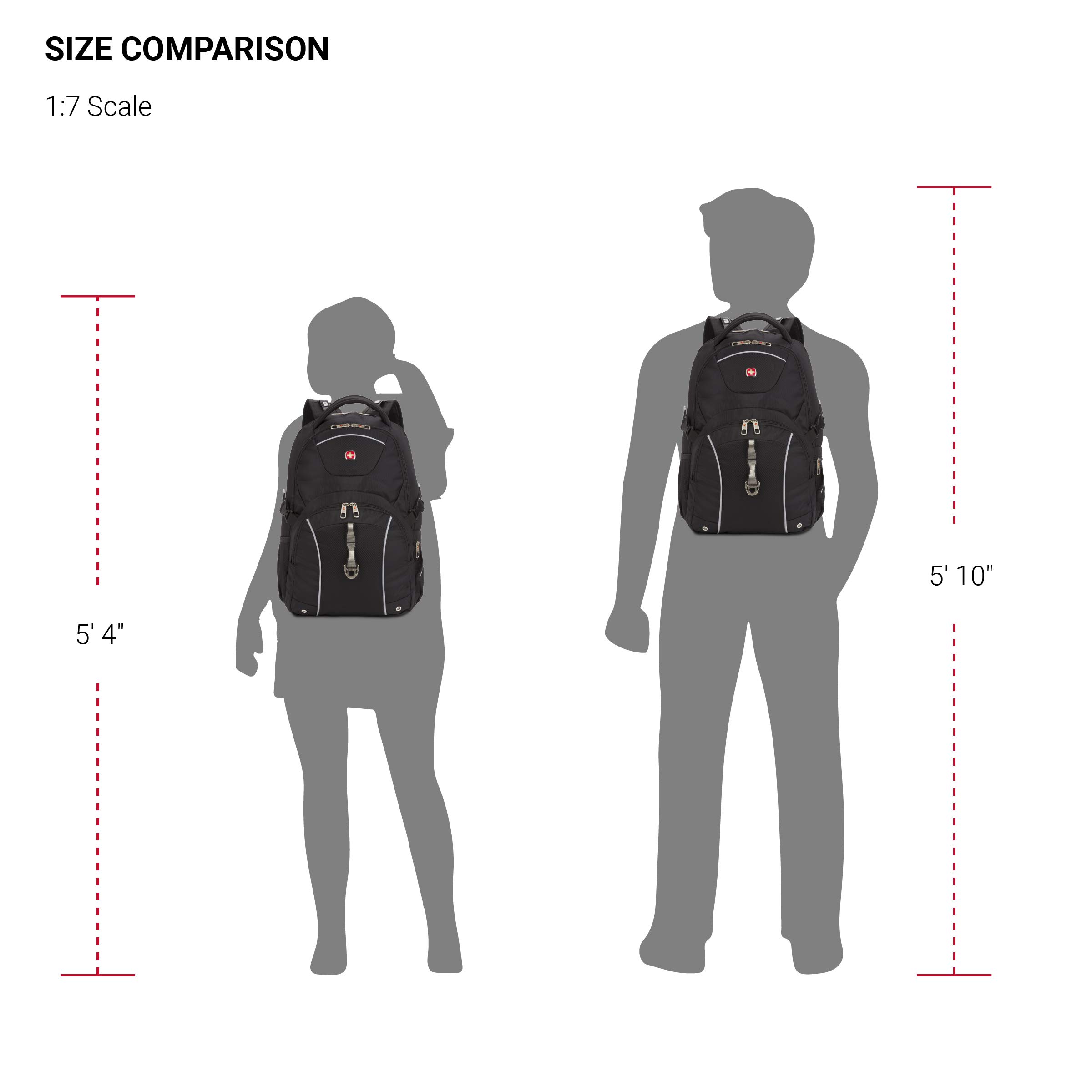 swissgear-3258-laptop-backpack-for-men-and-women-fits-17-laptops-black-travel-wo image 6