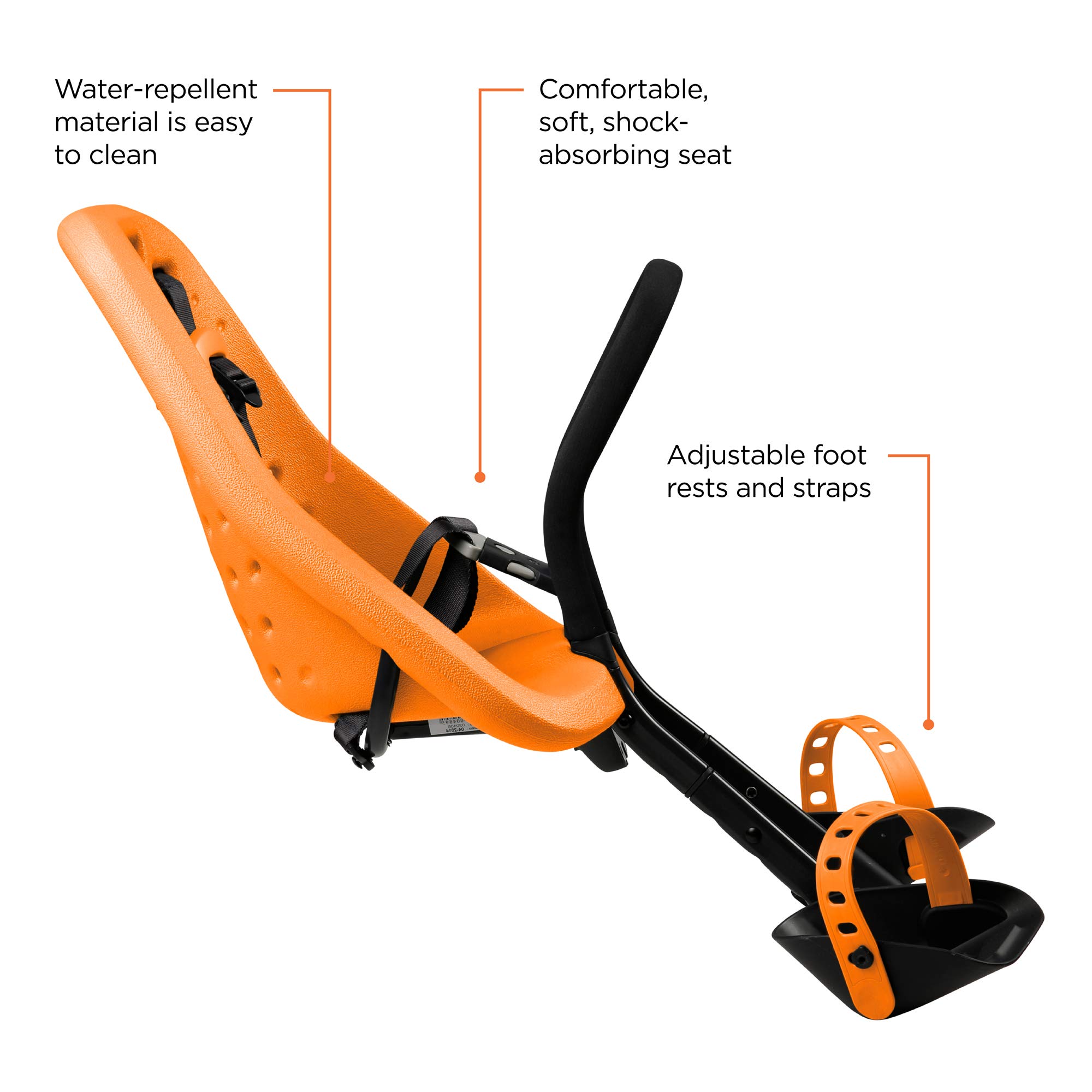 thule-yepp-mini-child-bike-seat-front-mounted-5-point-harness-33-lb-capacity-dis image 5
