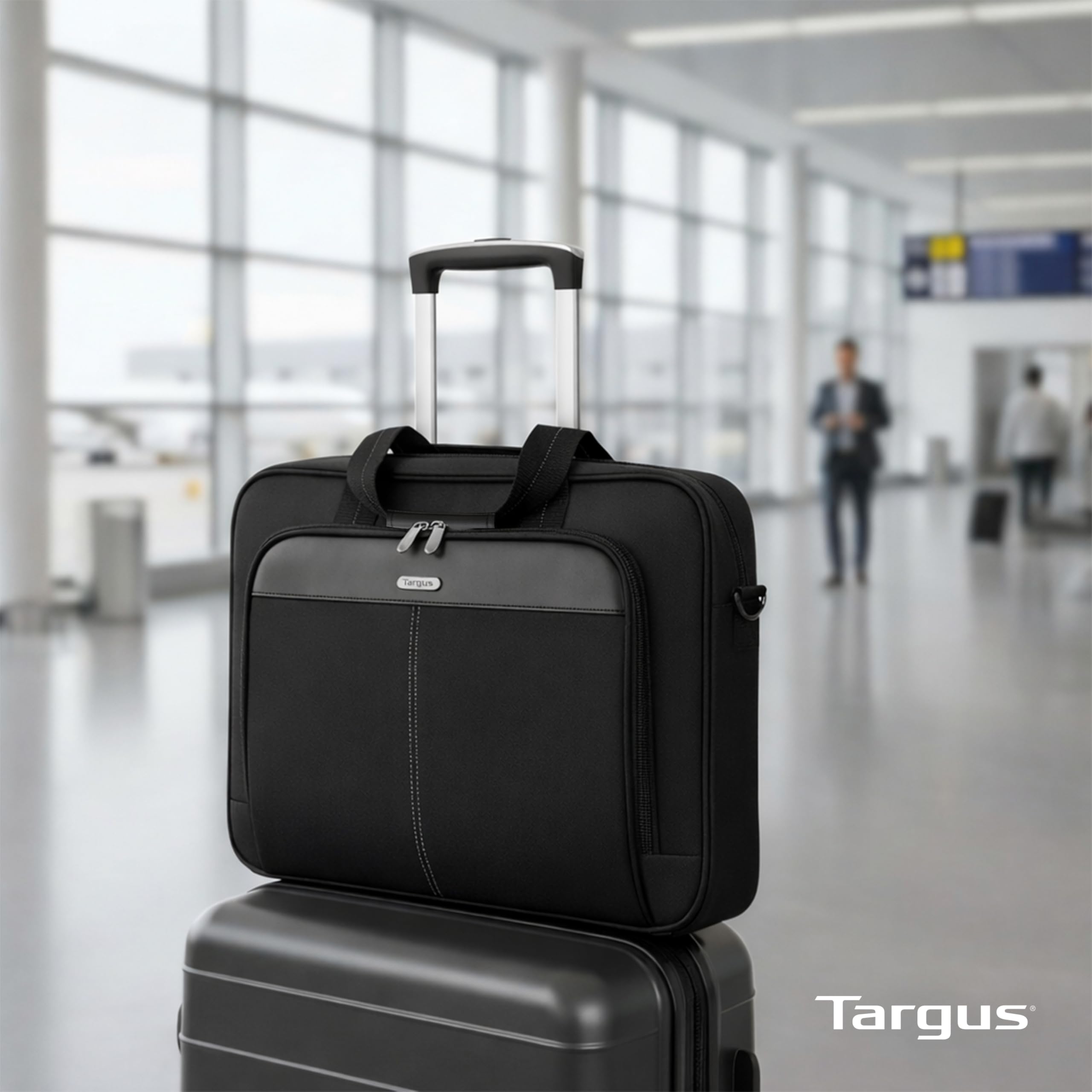 targus-15-16-inch-slim-lightweight-laptop-briefcase-black-messenger-and-shoulder image 2
