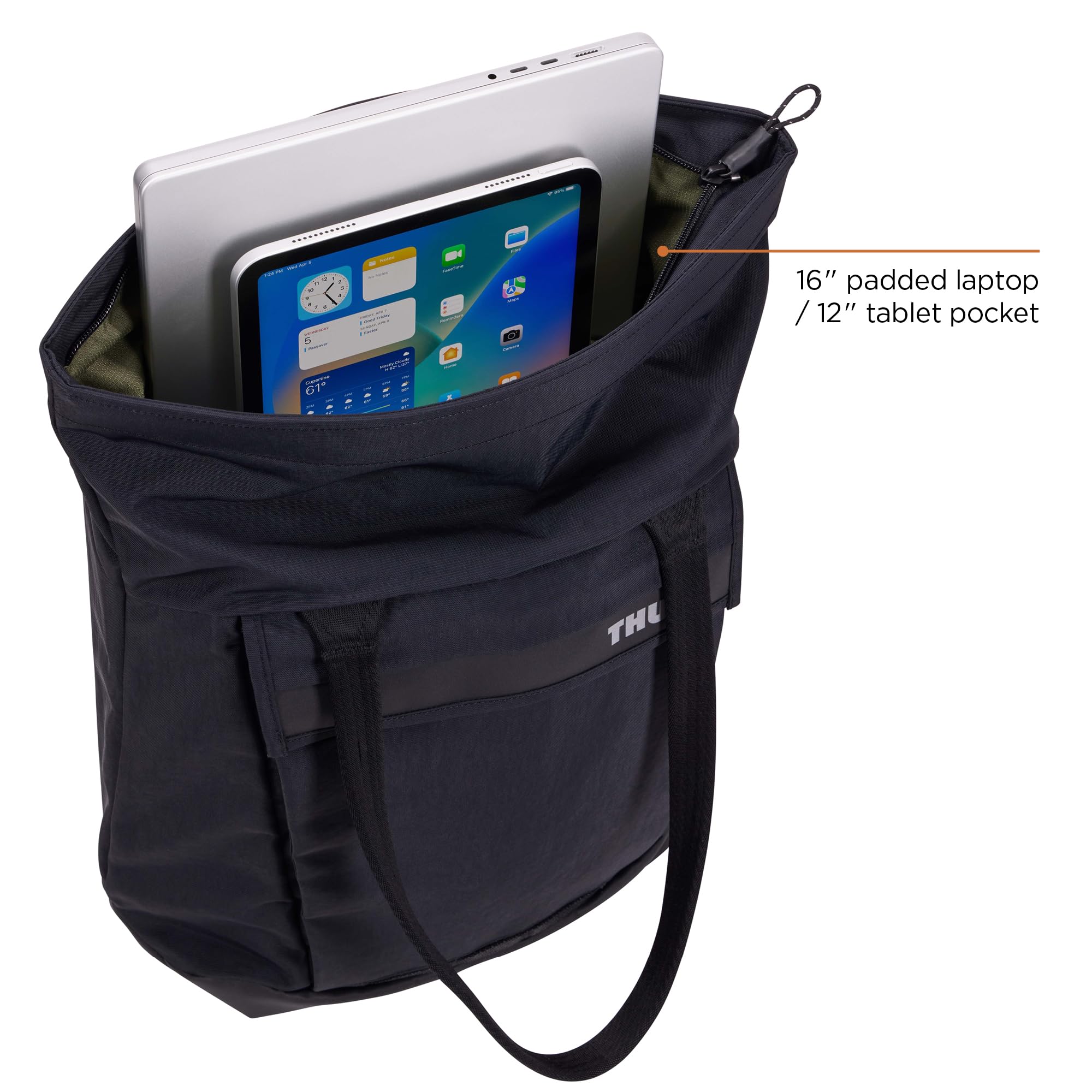 thule-paramount-22l-tote-water-resistant-fits-16-laptop-12-tablet-luggage-pass-t image 7