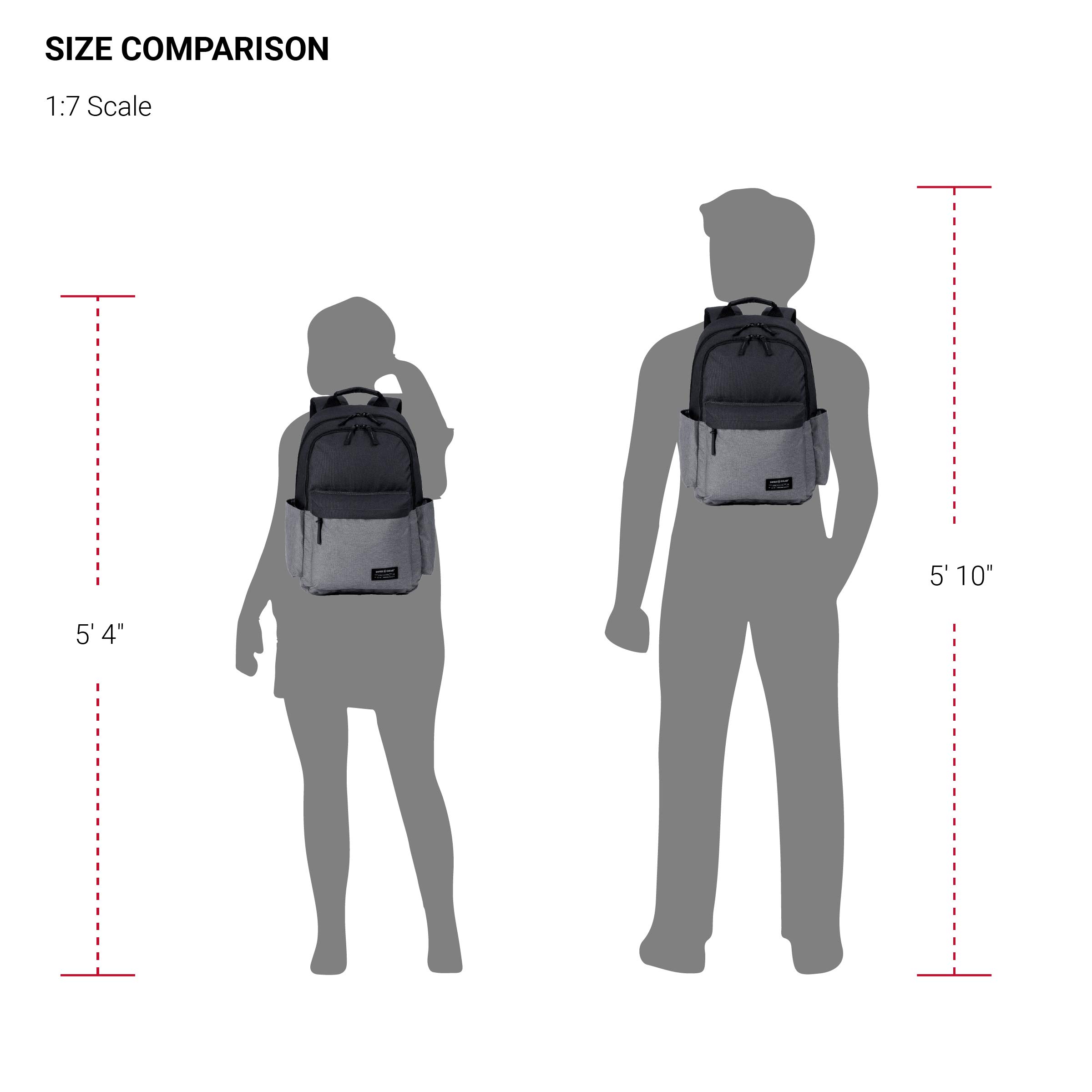 swissgear-2789-laptop-backpack-for-13-inch-laptops-grey-black-27-4l image 5