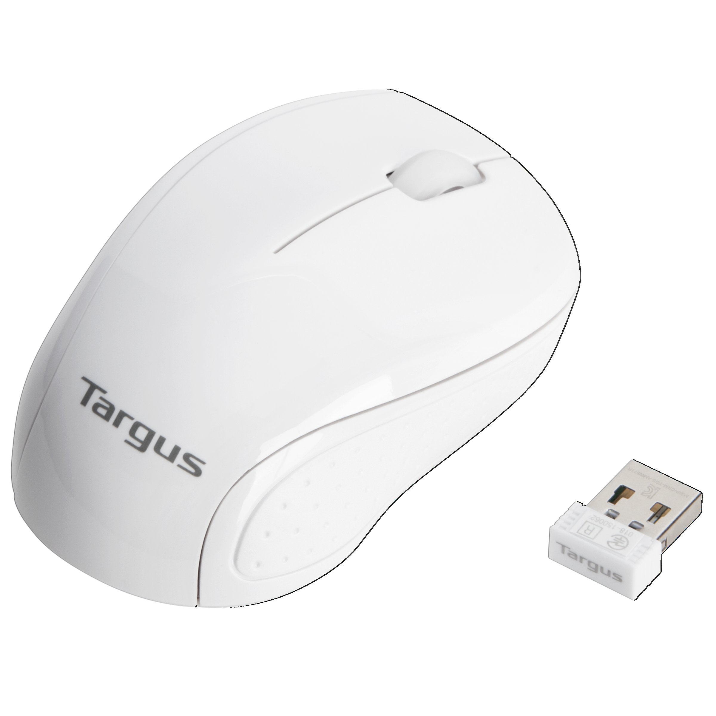targus-w571-wireless-optical-mouse-white-2-4ghz-1600-dpi-stow-n-go-receiver image 1