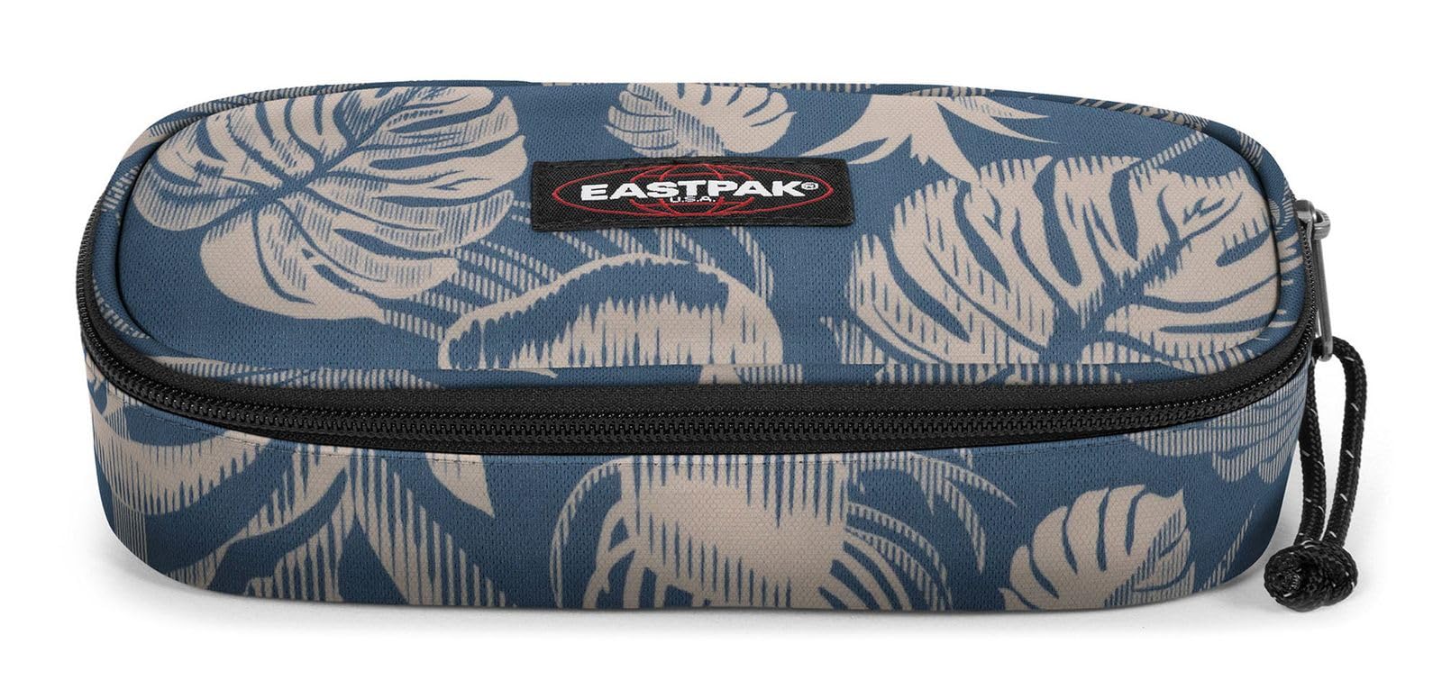 eastpak-oval-single-pencil-case-army-olive-100-vegan-pen-loops image 7