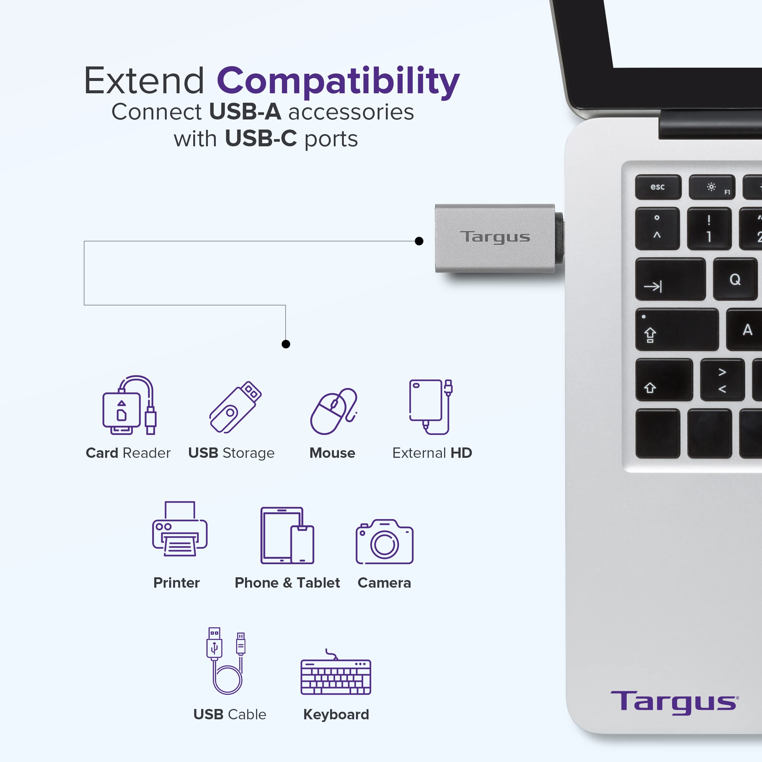 targus-usb-c-to-usb-a-adapter-2-pack-aca979gl-fast-data-transfer-compact-design- image 2