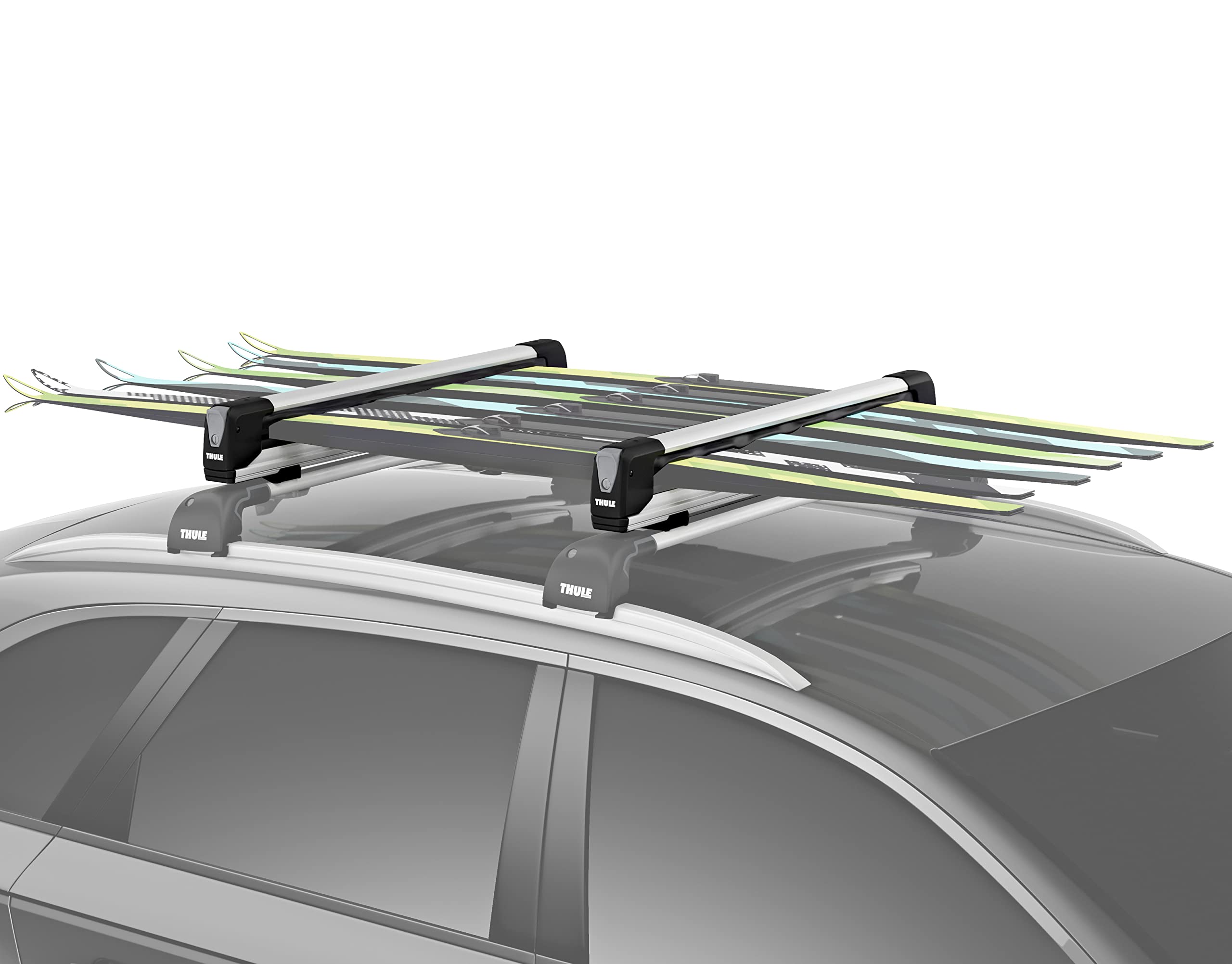 thule-snowpack-extender-ski-snowboard-rack-6-pairs-skis-4-boards image 1