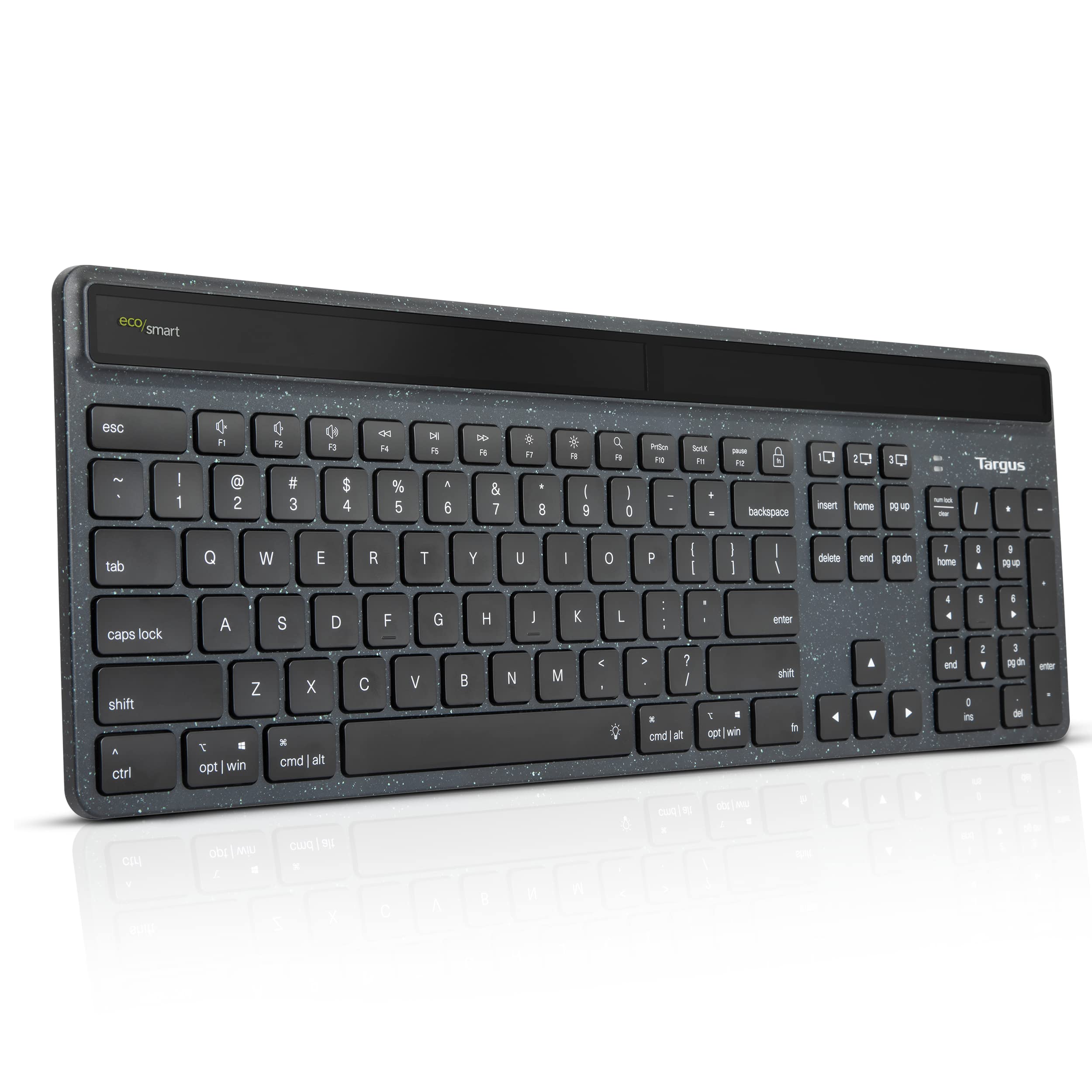 targus-akb868us-full-size-sustainable-ecosmart-bluetooth-keyboard-with-solar-cha image 1