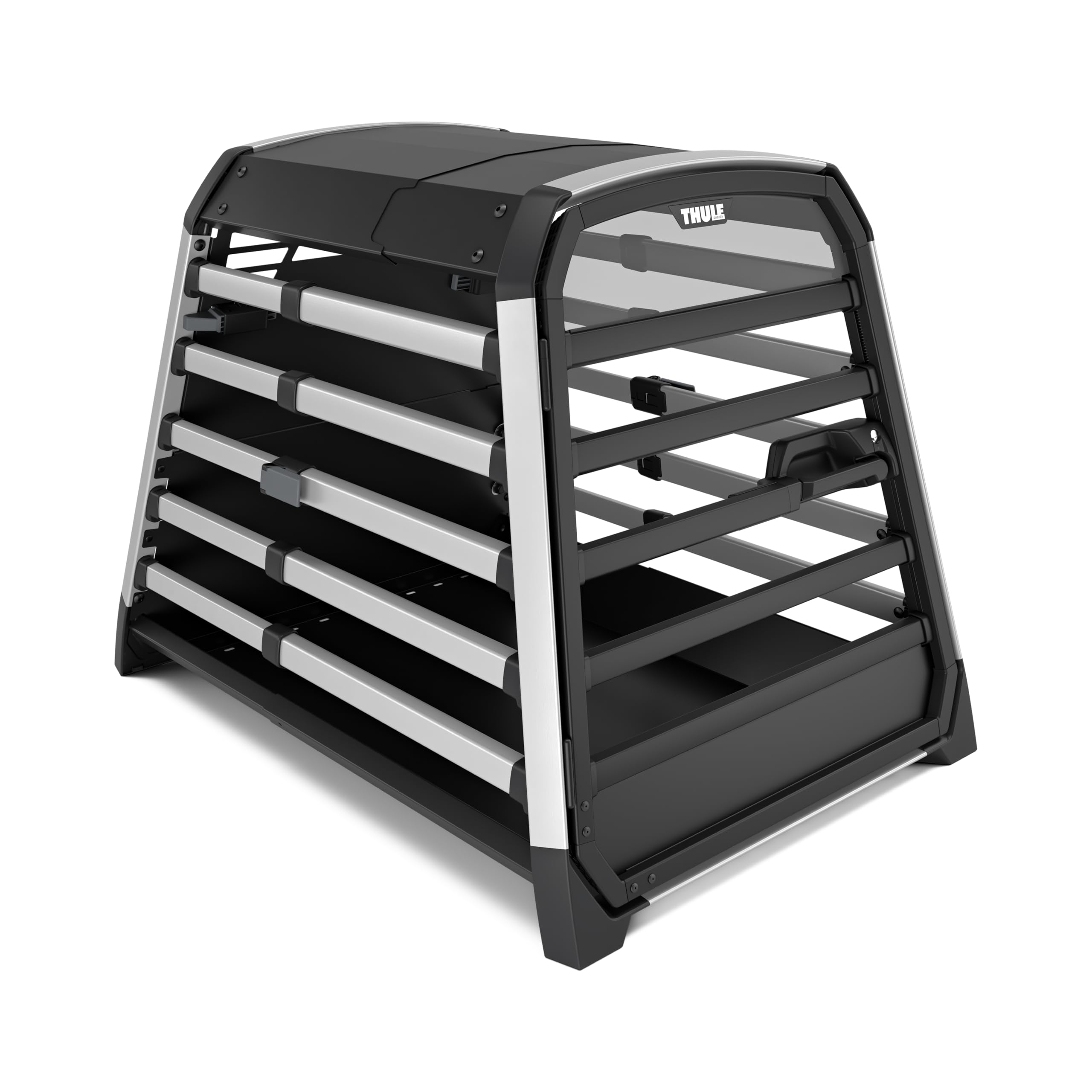 thule-allax-dog-crate-xl-crash-tested-adjustable-depth-for-trunk-use-only image 1