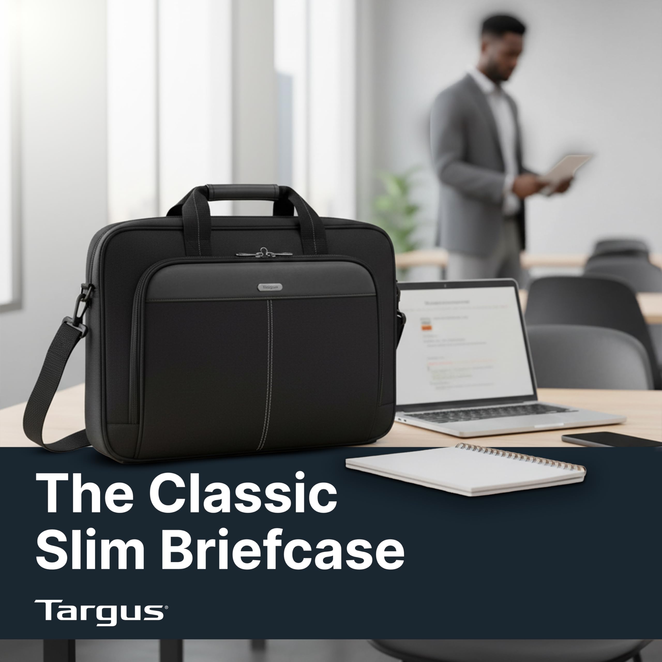 targus-15-16-inch-slim-lightweight-laptop-briefcase-black-messenger-and-shoulder image 8