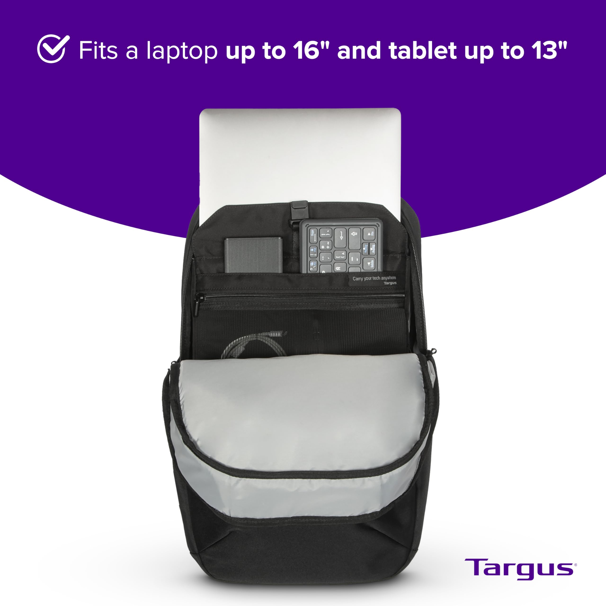 targus-15-16-work-ecosmart-backpack-tbb657gl-detachable-tech-organizer-23l-recyc image 4