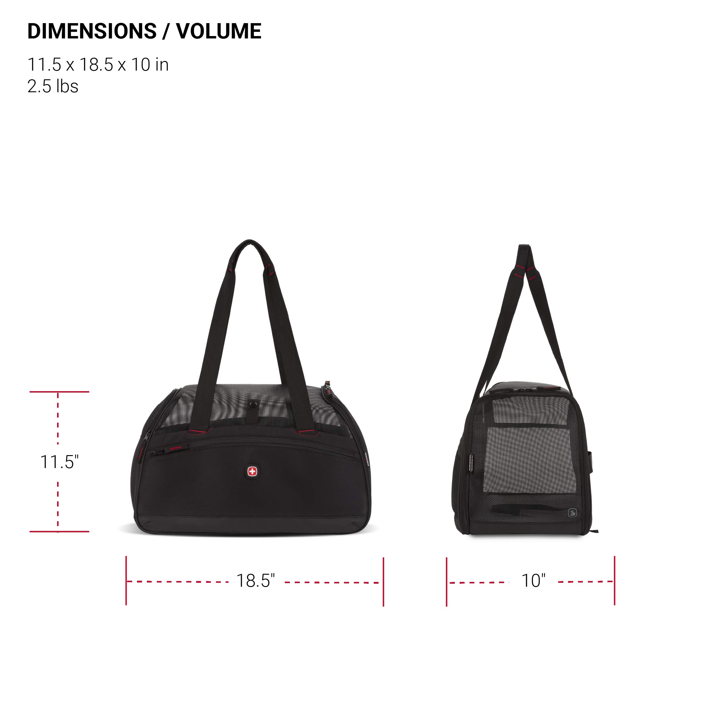 swissgear-3325-underseat-pet-carrier-airline-approved-dog-cat-travel-carrier image 5