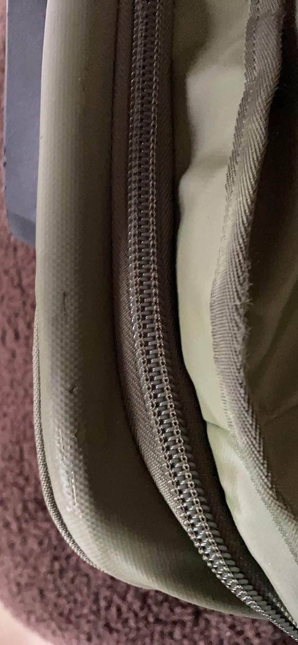 Not for airline carry-on
